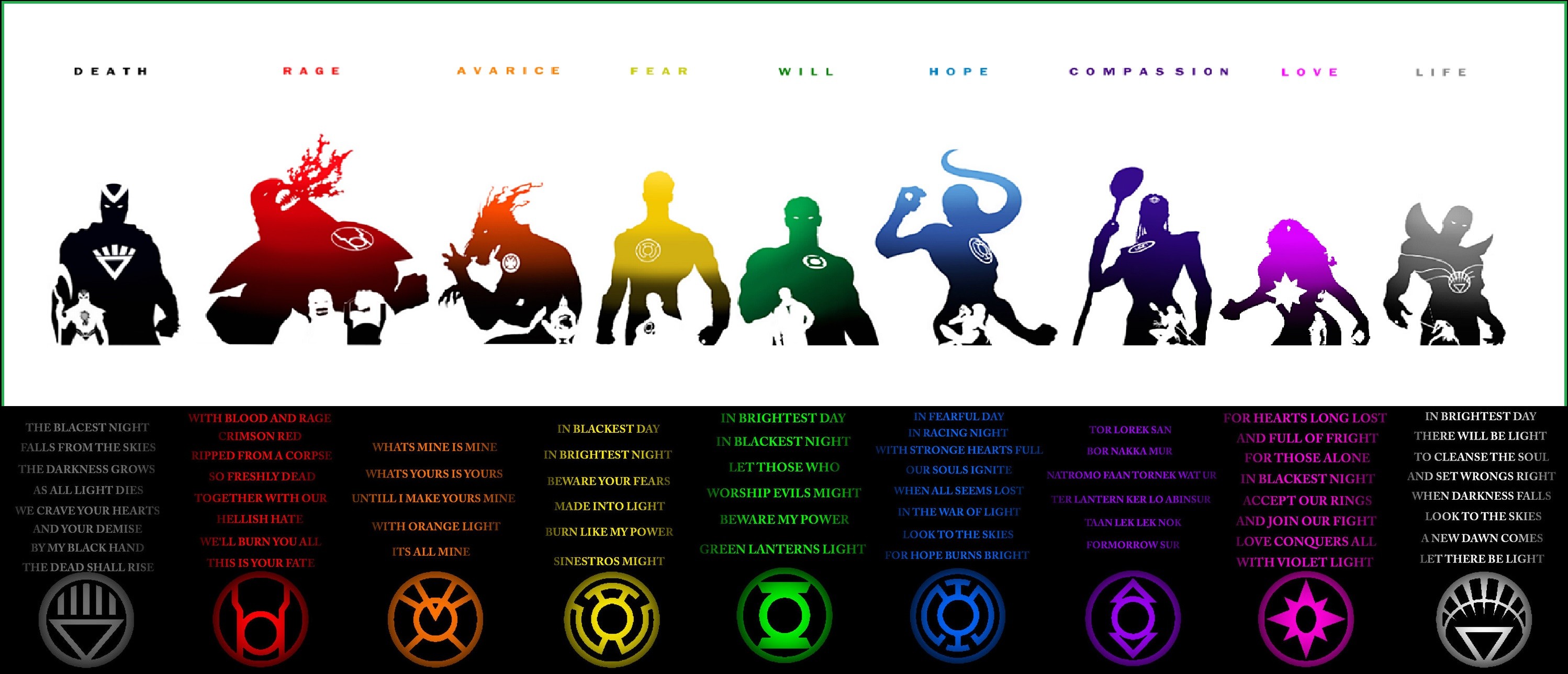 2996x1288 The Entire Lantern Corps. No Caption Provided