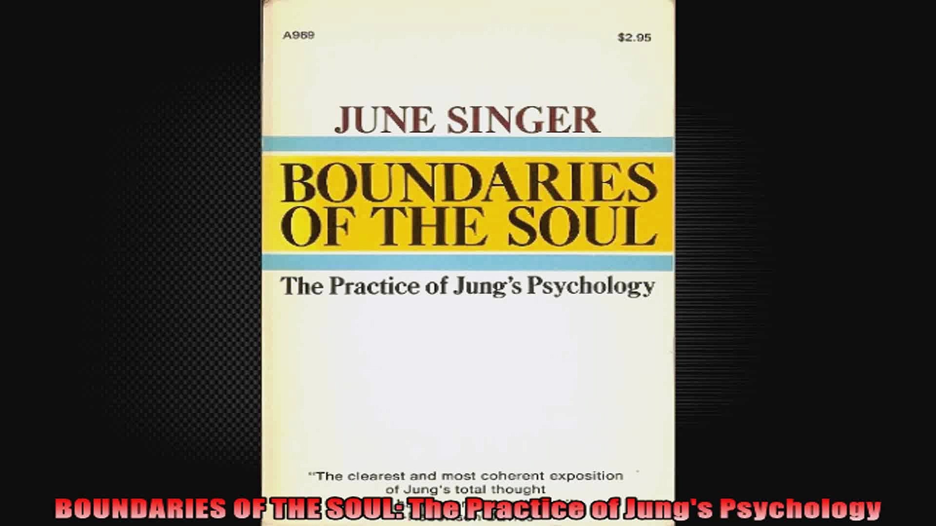 1920x1080 BOUNDARIES OF THE SOUL The Practice of Jungs Psychology - video dailymotion