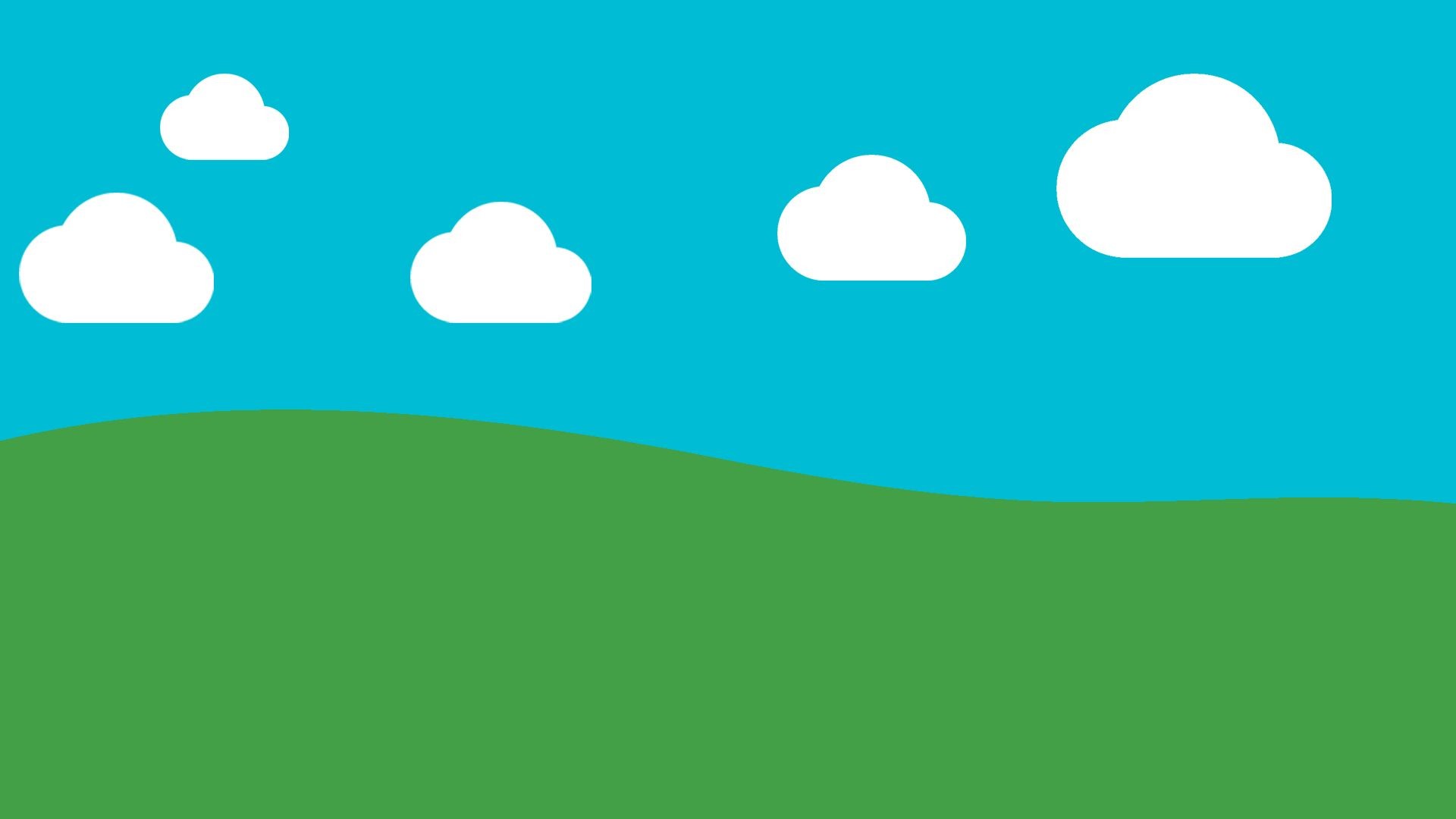 1920x1080 I attempted to recreate the Bliss wallpaper from Windows XP in material  form []