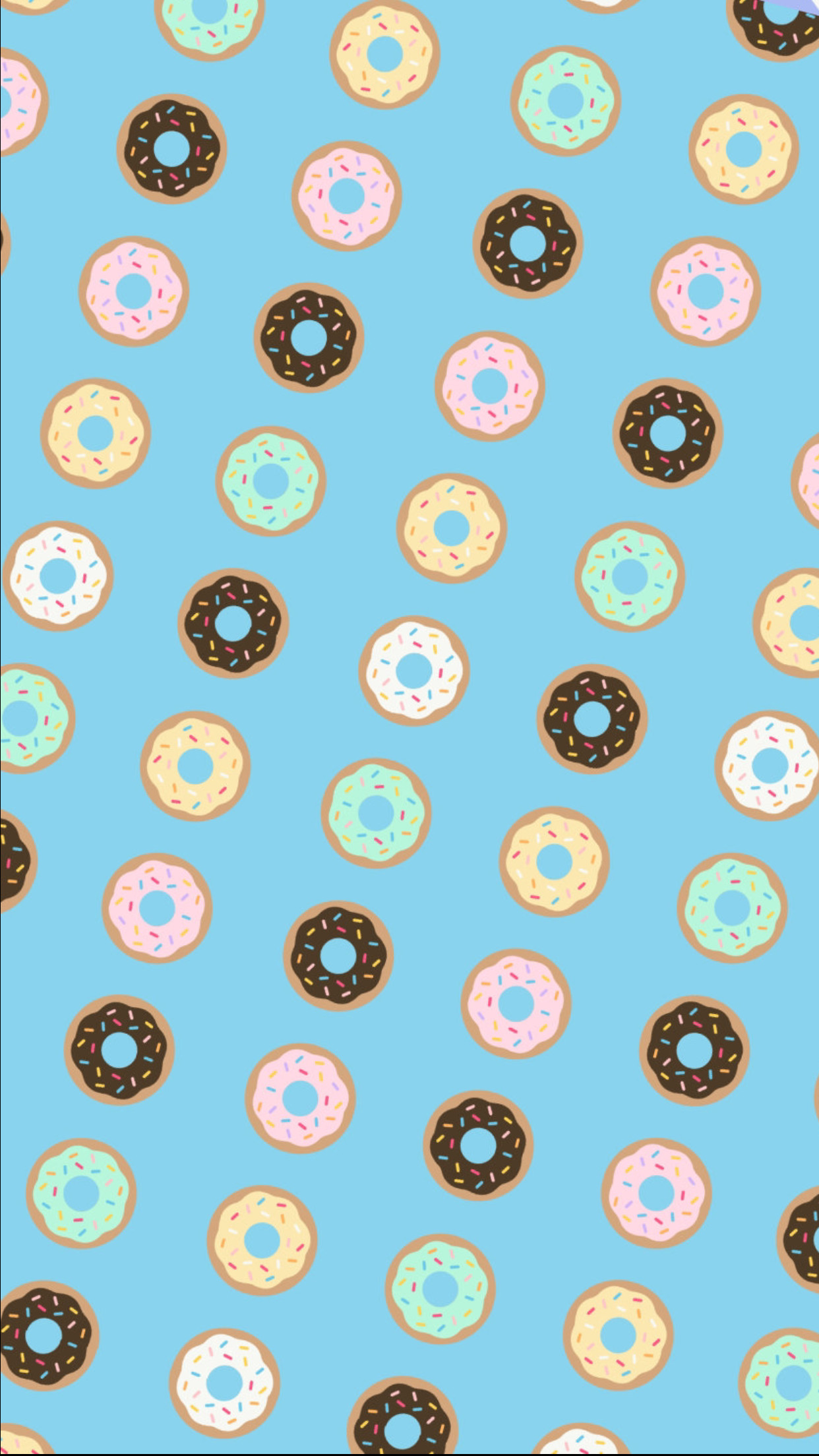 1242x2208 donuts Cupcakes Wallpaper, Food Wallpaper, Wallpaper Size, Kawaii Wallpaper,  Wallpaper Pictures,