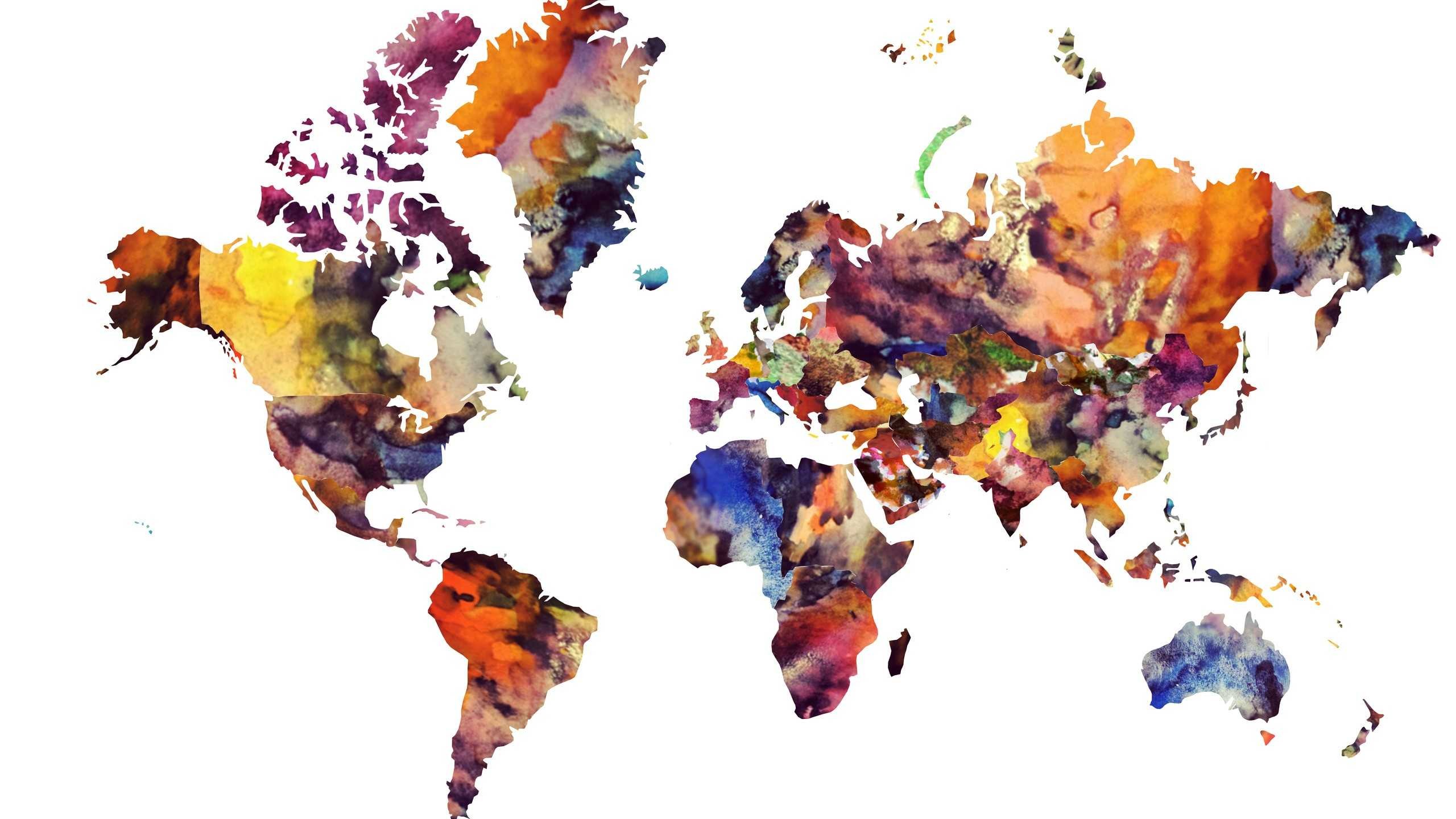2560x1440 Backgrounds For World Map Desktop Wallpaper Savemaps Watercolour Hd Best Of