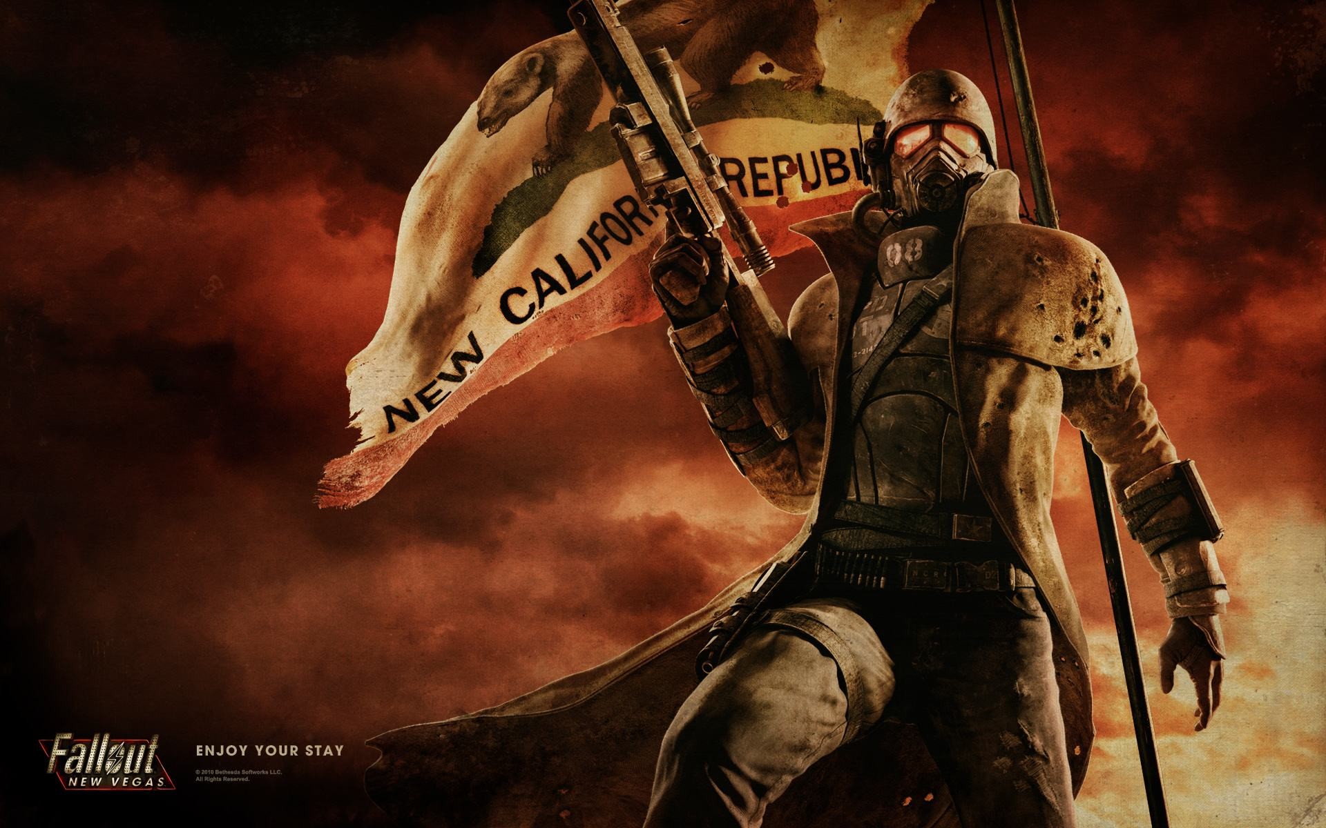 1920x1200 Wallpapers Backgrounds - california republic flag concept nuclear .