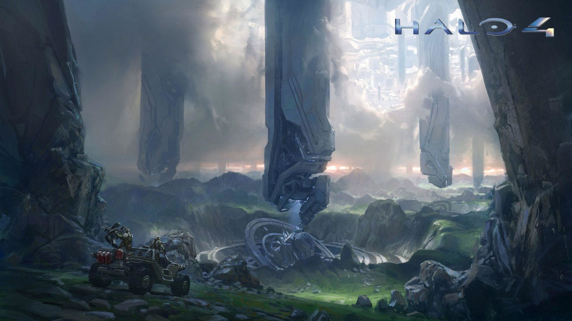 1920x1080 Halo 4 Game Cover Wallpaper