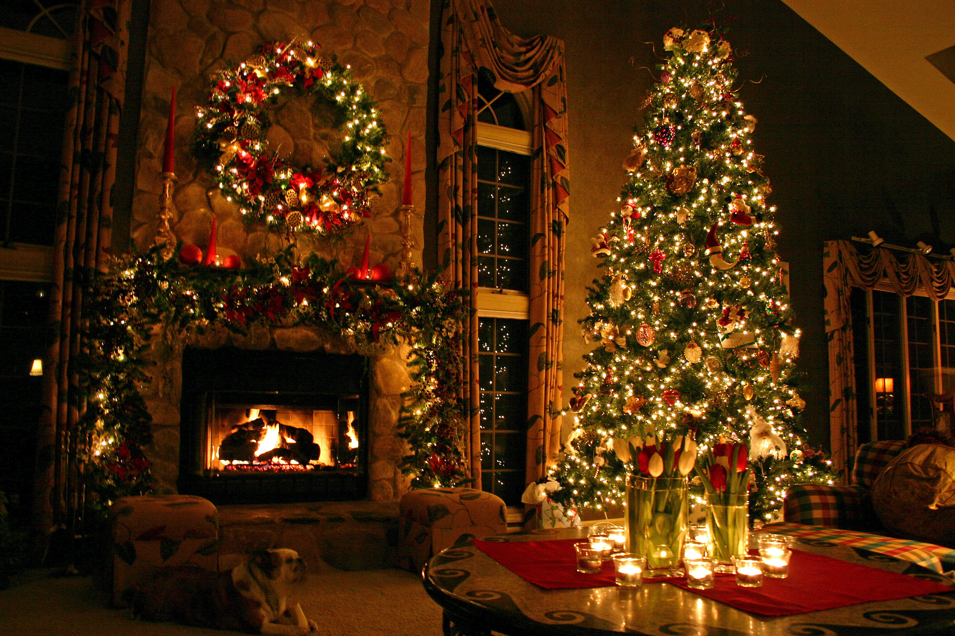 3072x2048 2015 Christmas tree wallpaper backgrounds