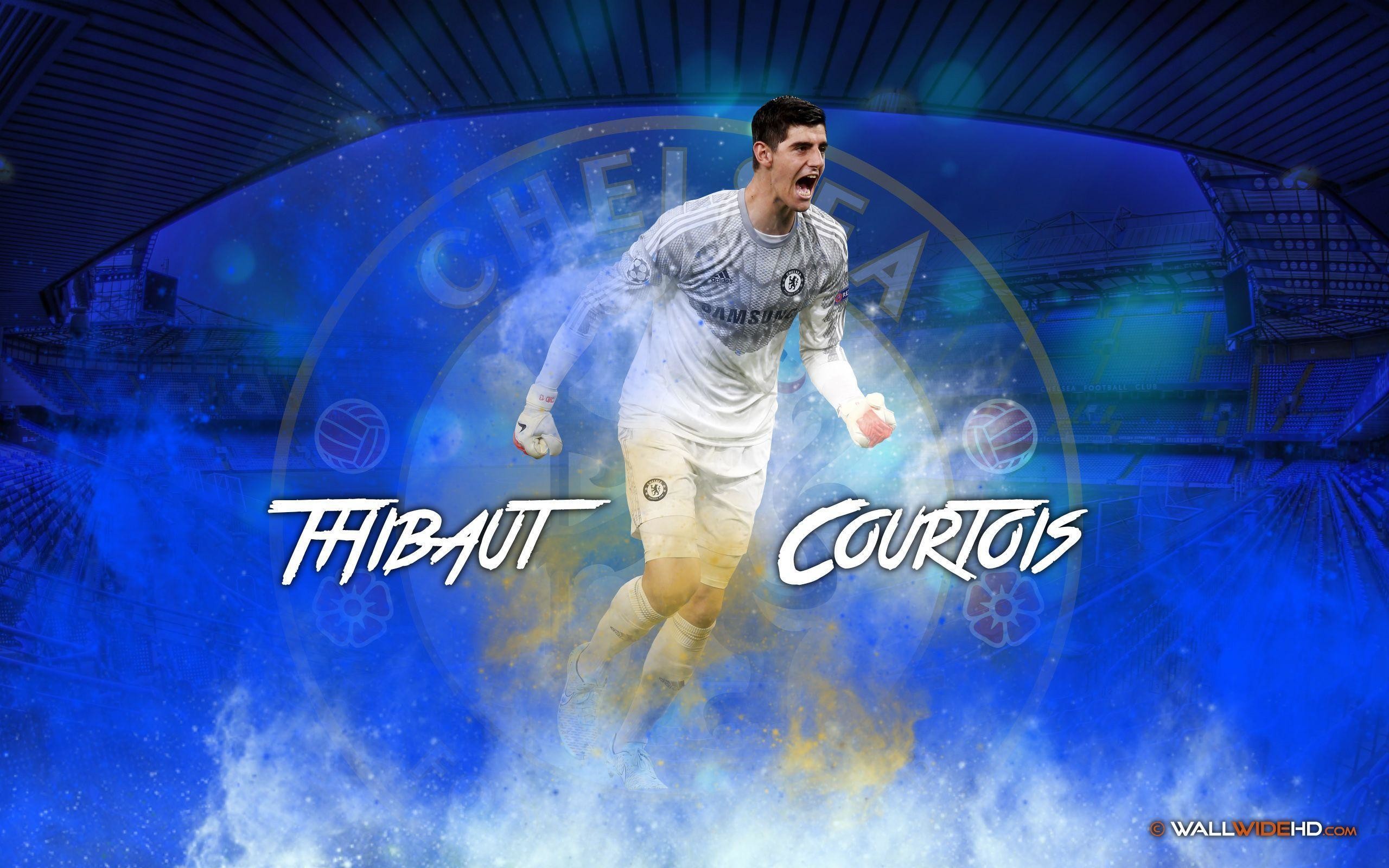 2560x1600 Thibaut Courtois 2015 Chelsea FC Wallpaper