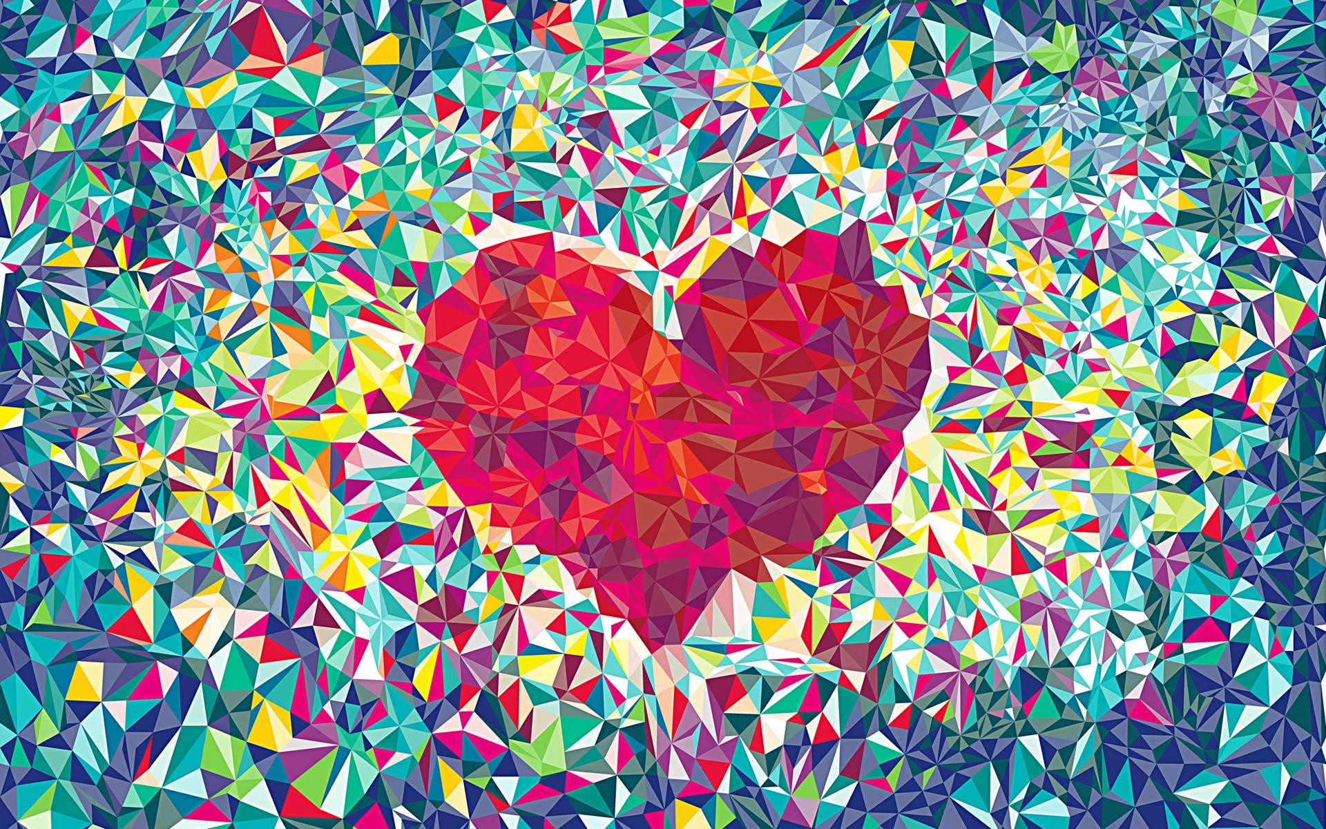 1920x1200 Love Heart Abstract Pattern Patterns Mood Bokeh Free Desktop Background