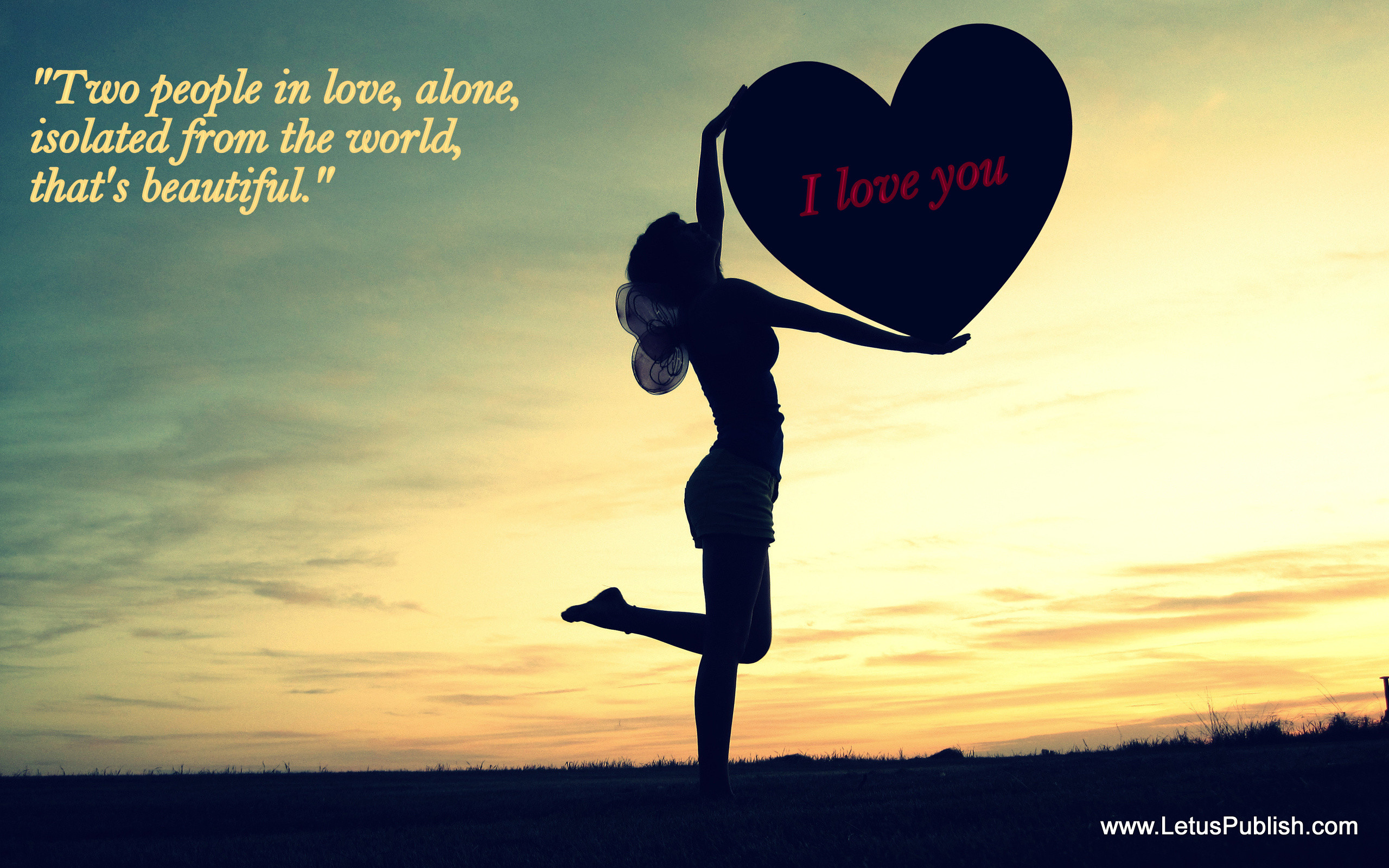 2560x1600 romantic cute couple in love I love you wallpaper with quotes