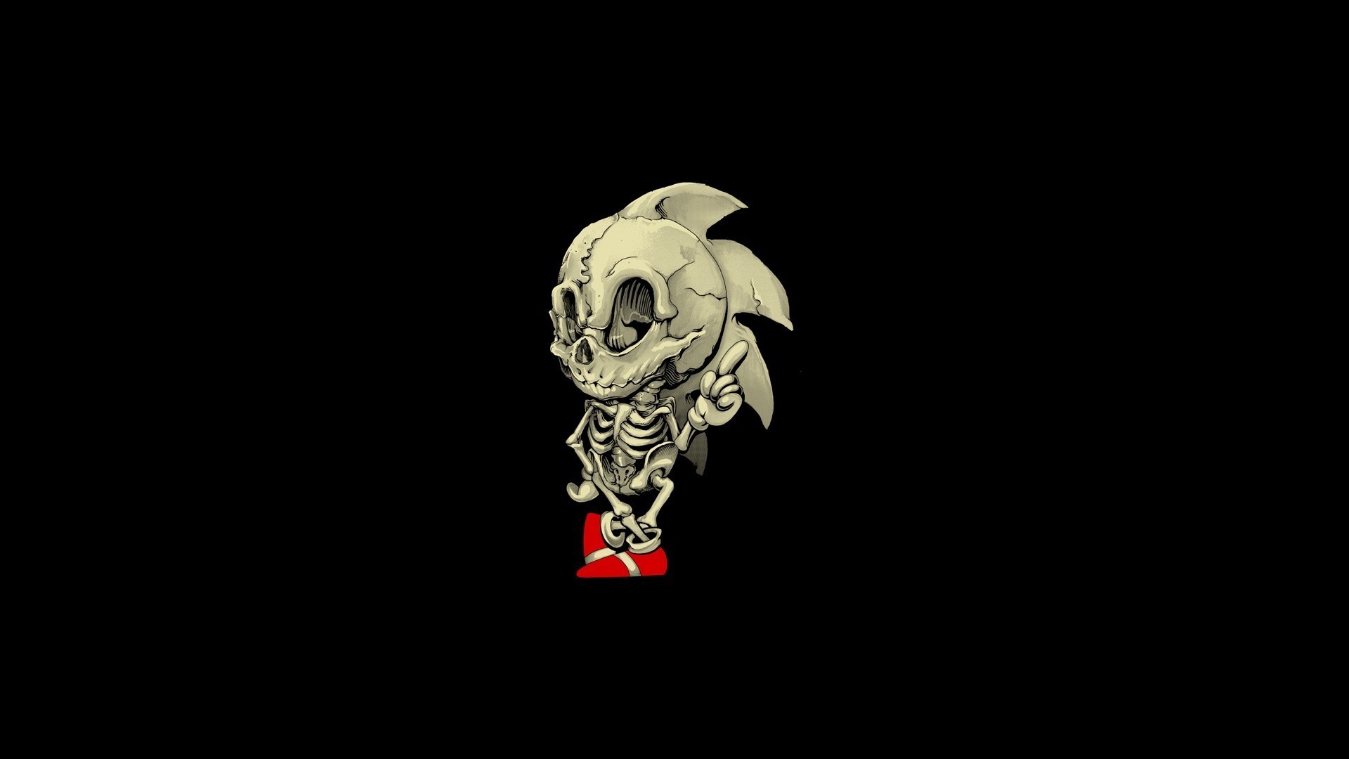 1920x1080 Skeleton game hero Sonic