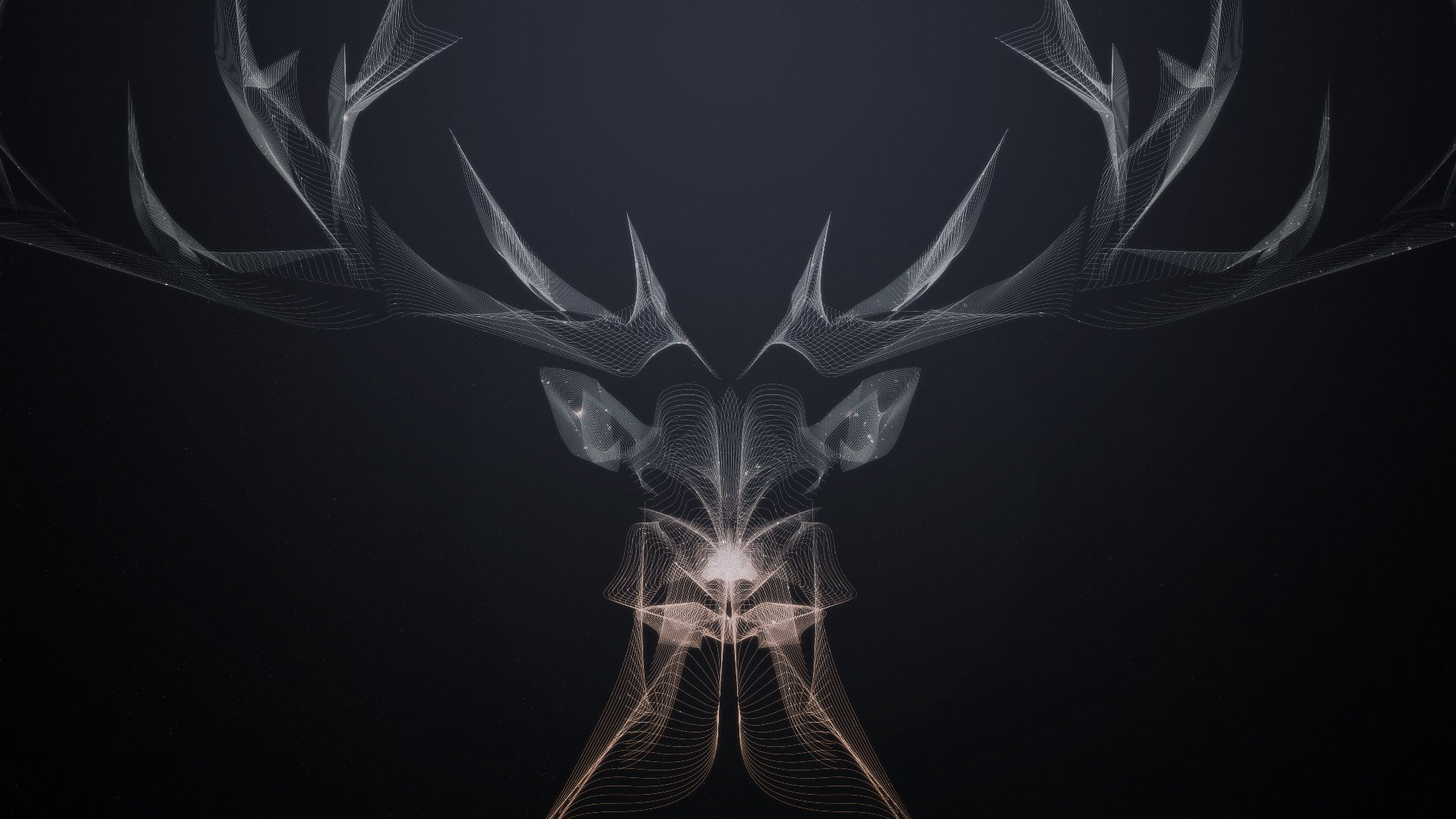 1920x1080 Wooden Stag Wallpaper Unique Stag Background