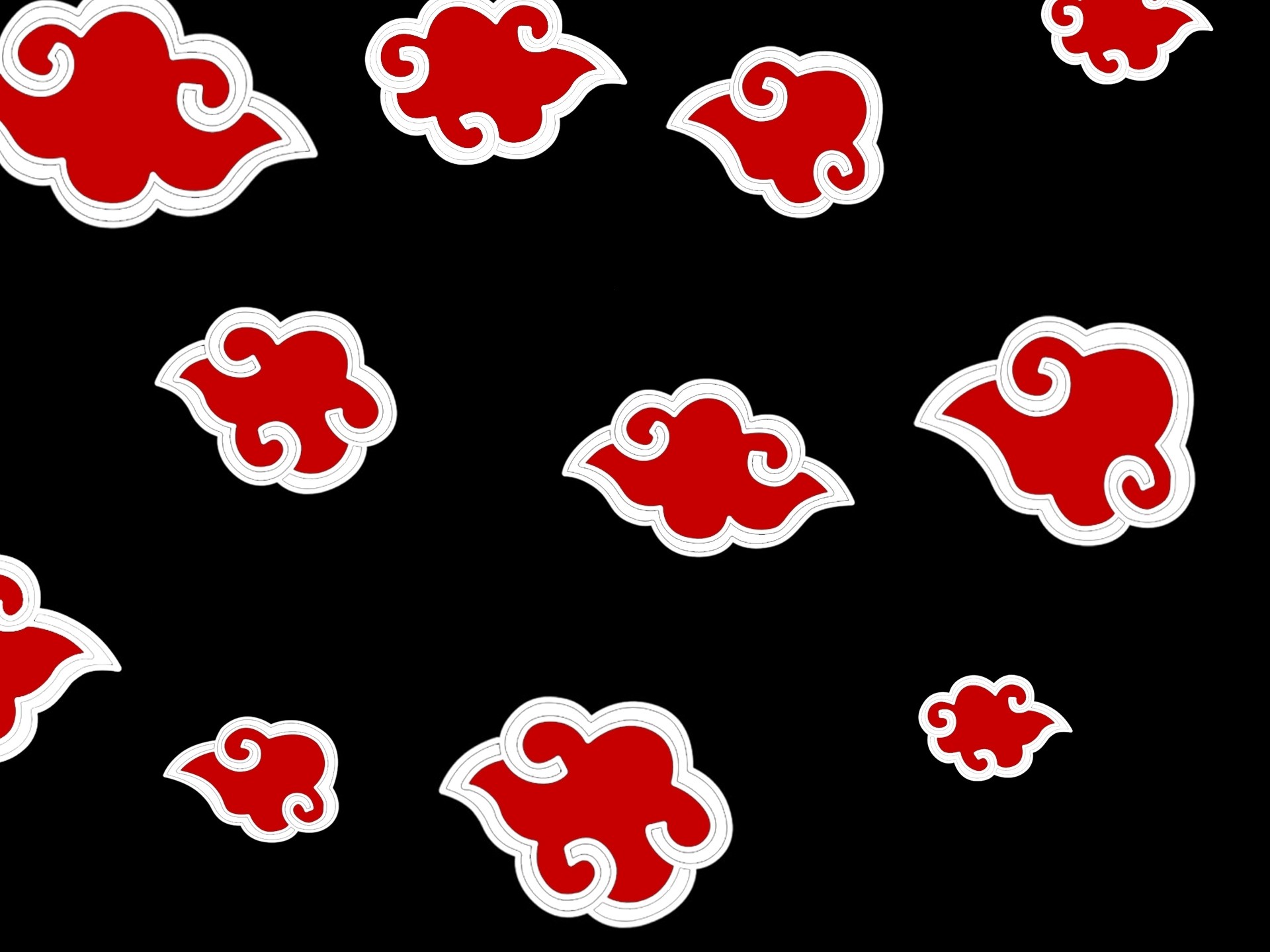 1920x1440 Abstract clouds red patterns naruto shippuden akatsuki  wallpaper