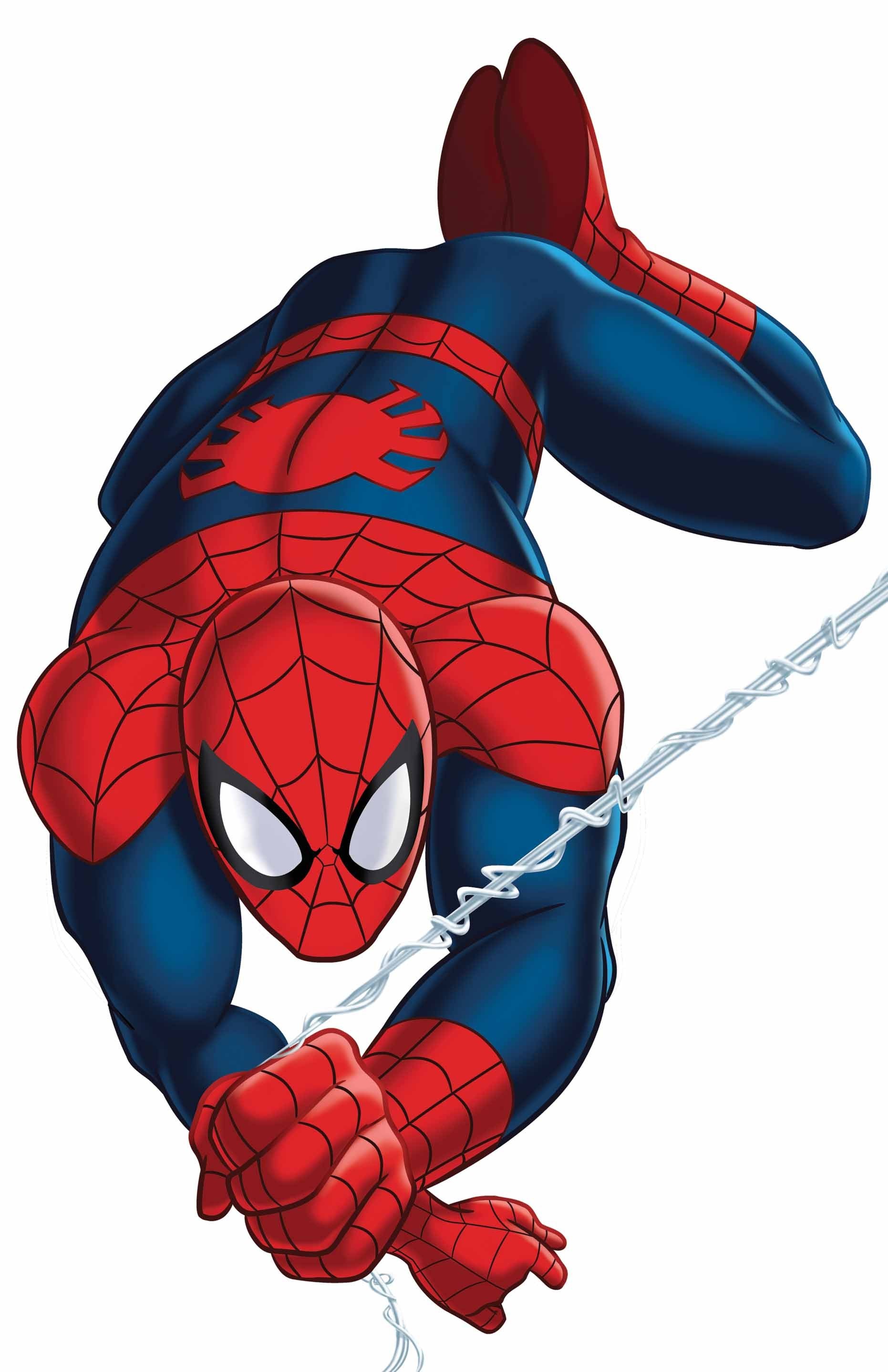 1862x2877 Spiderman Cartoon - Clipart library