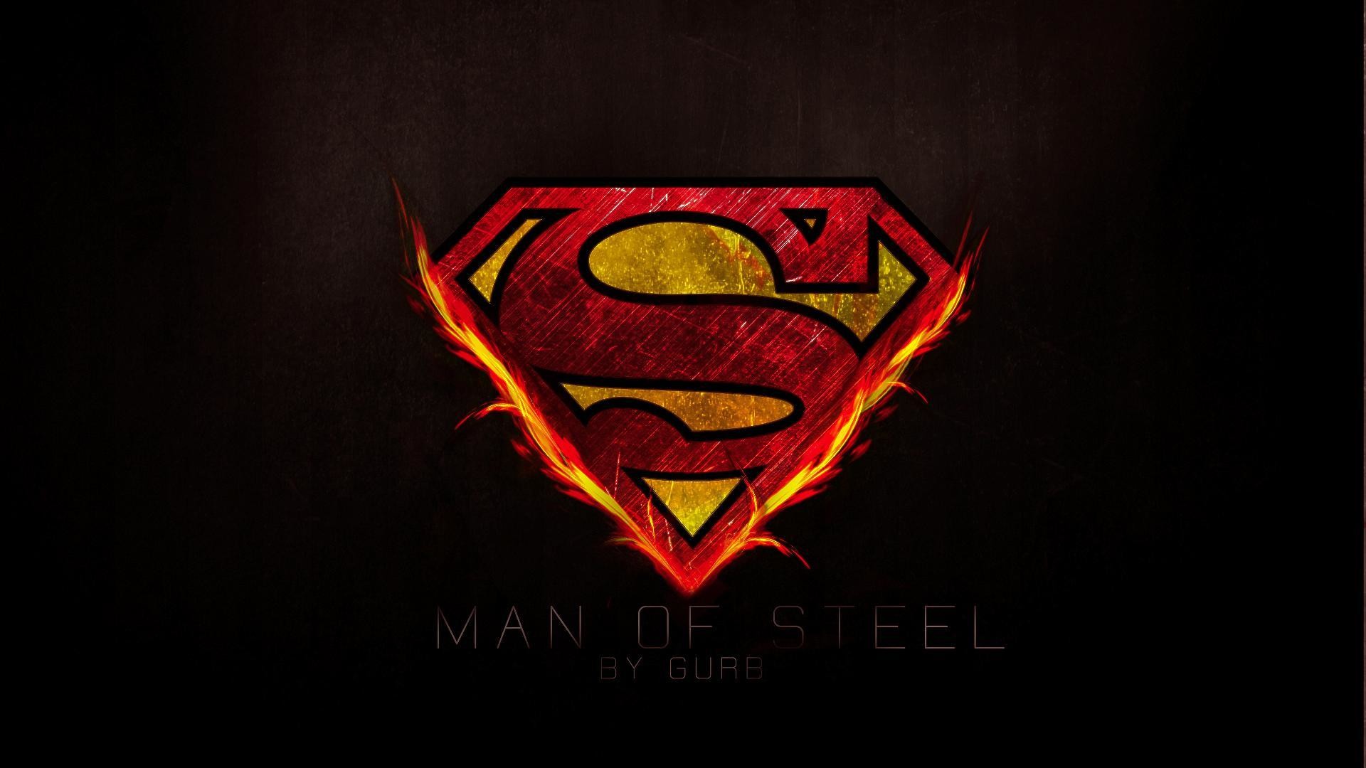 1920x1080 Comics - Superman Superman Logo Man of Steel Wallpaper