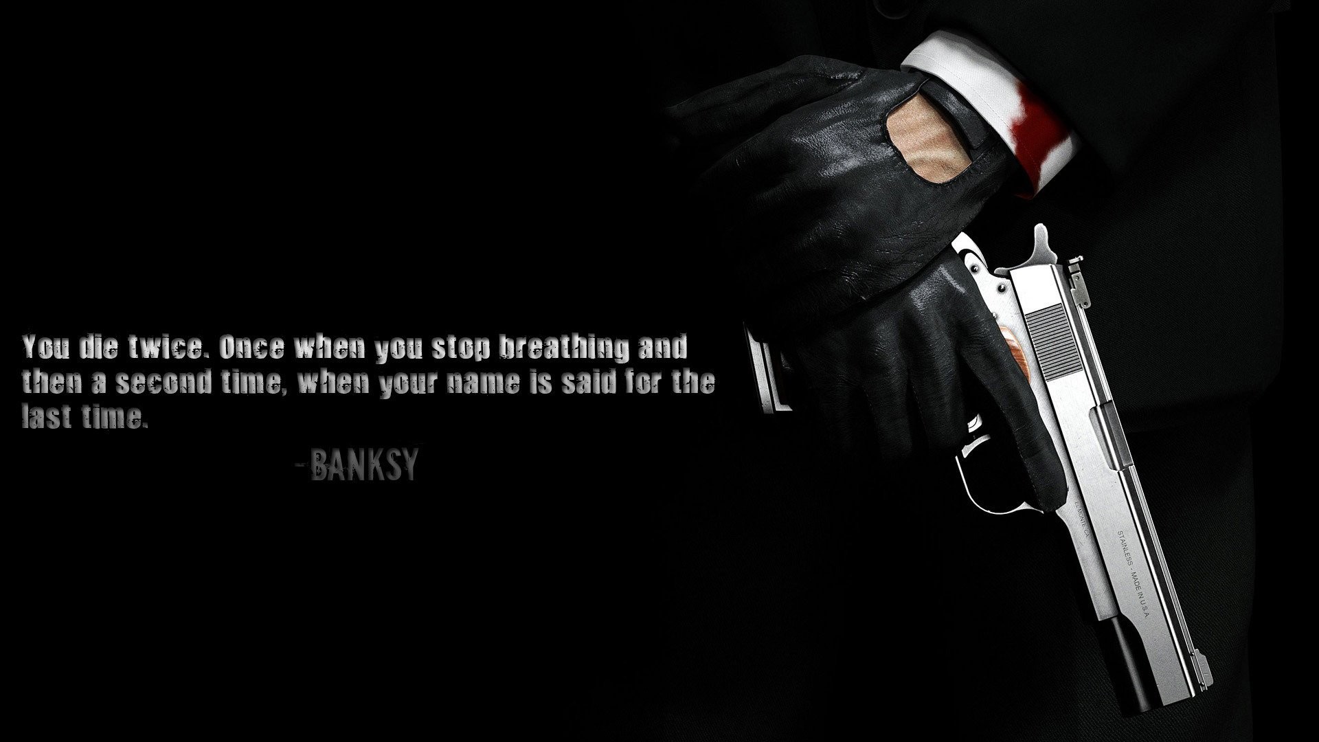 1920x1080 Banksy Quote