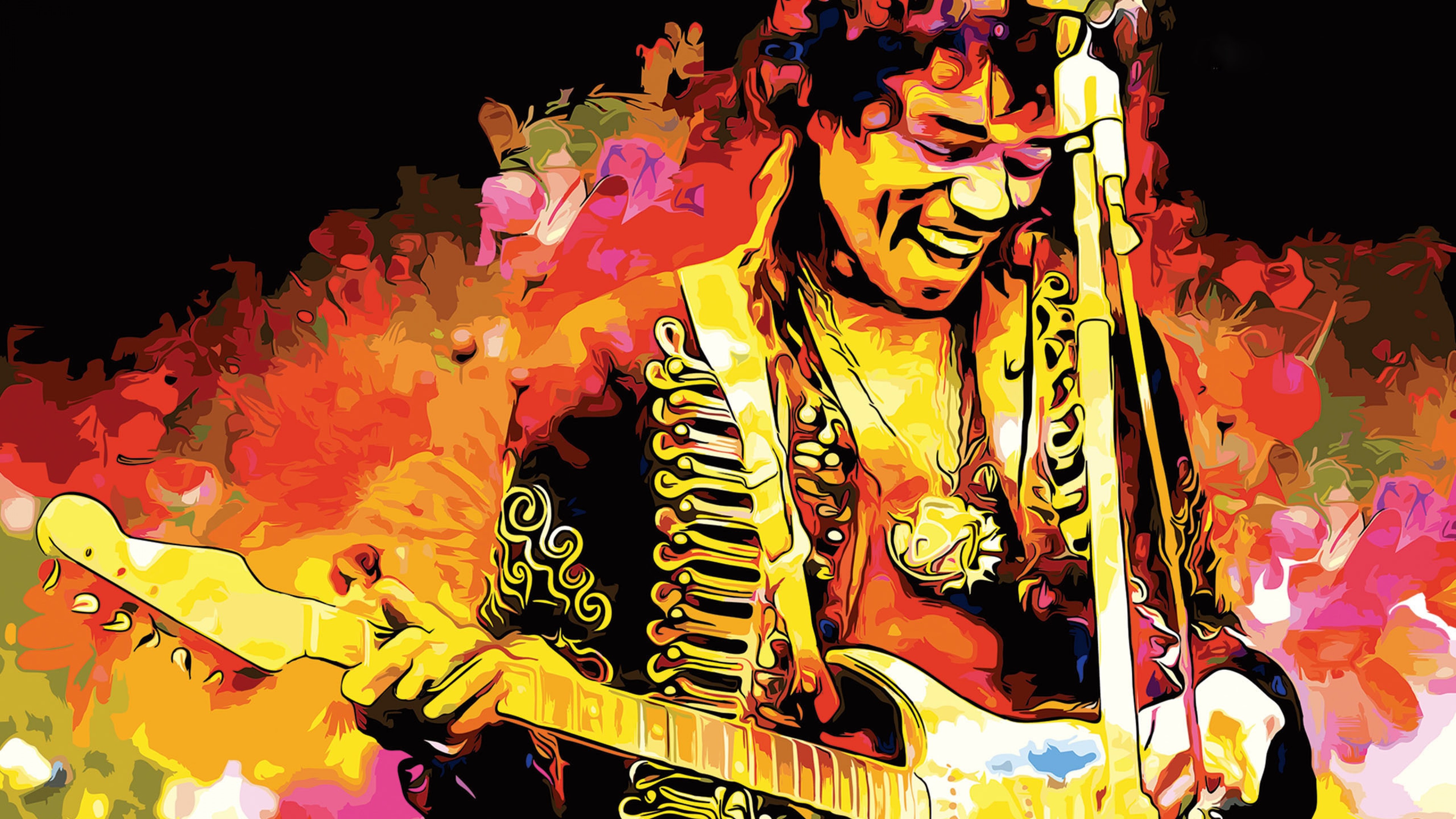 3840x2160 Jimi Hendrix wÃ¤re am 27.11.2017 75 Jahre alt geworden.