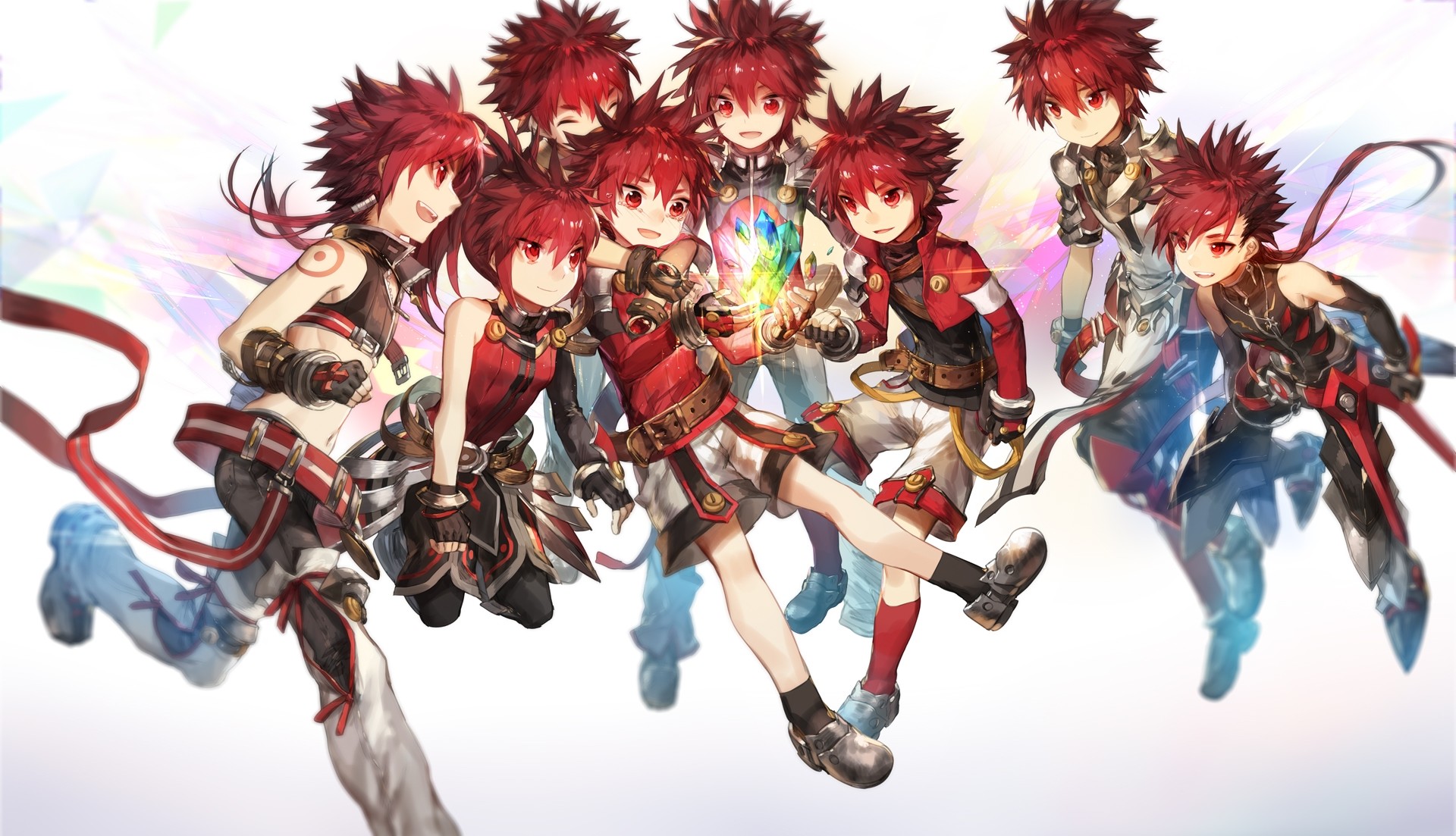 1920x1103 Download  Elsword, Male Character, Redhead, Anime .