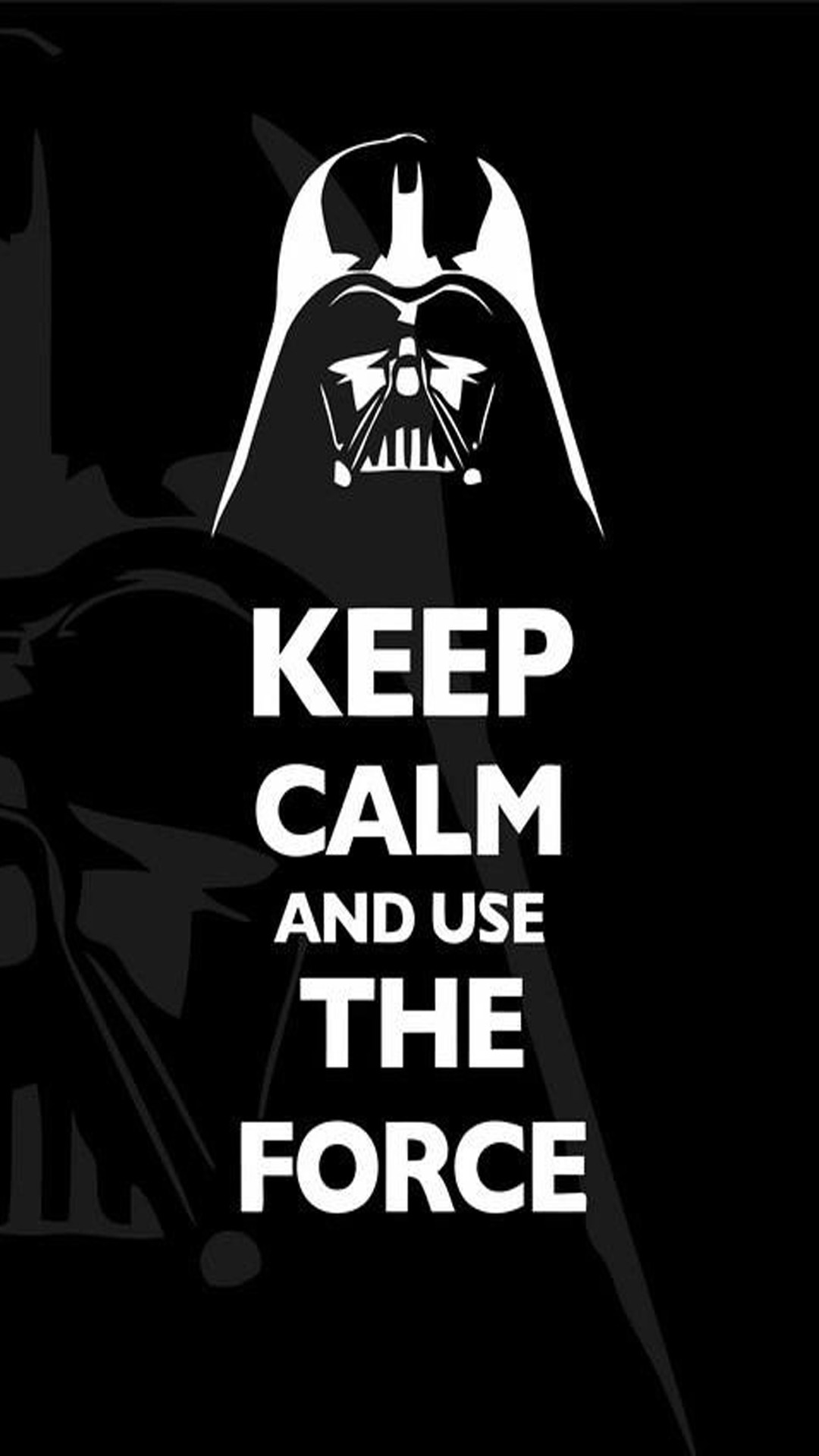 1080x1920 Keep Calm And Use The Force Wallpaper