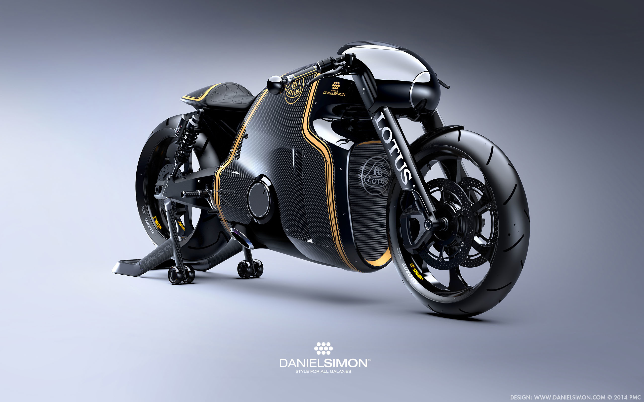 2560x1600 Wallpaper Lotus C-01 Motorcycle Design