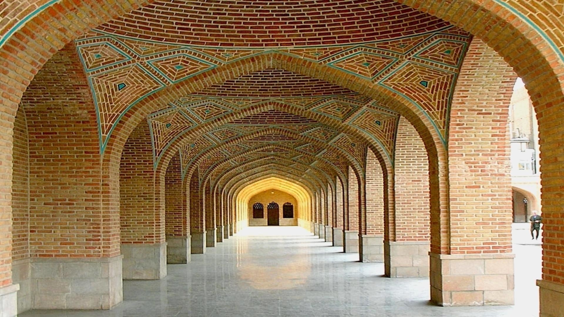 1920x1080 Kabud Mosque in Tabriz Iran Islamic art free desktop background .