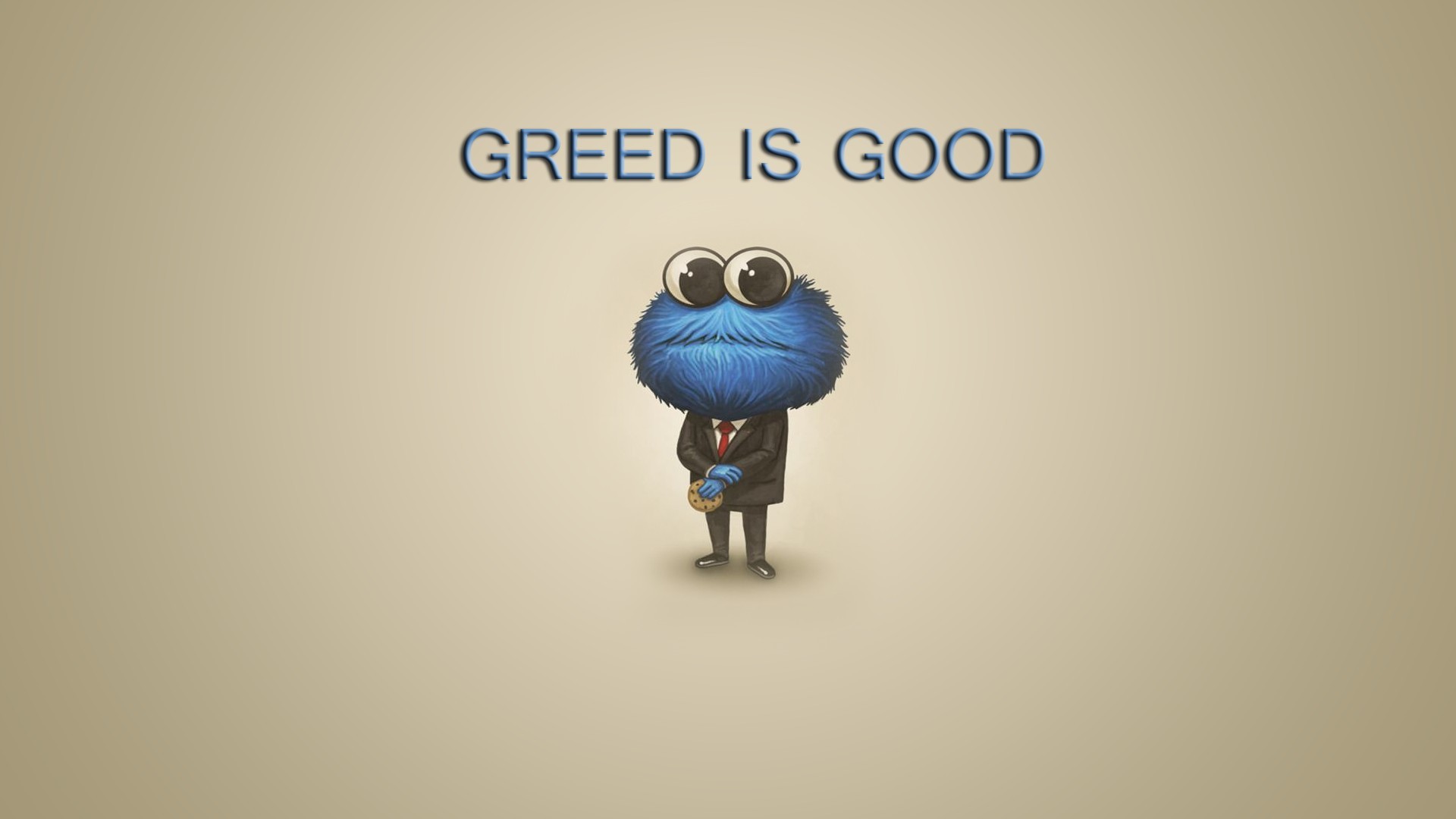 1920x1080 Cookie Monster, Greed, Minimalism, Typography, Simple background Wallpapers  HD / Desktop and Mobile Backgrounds