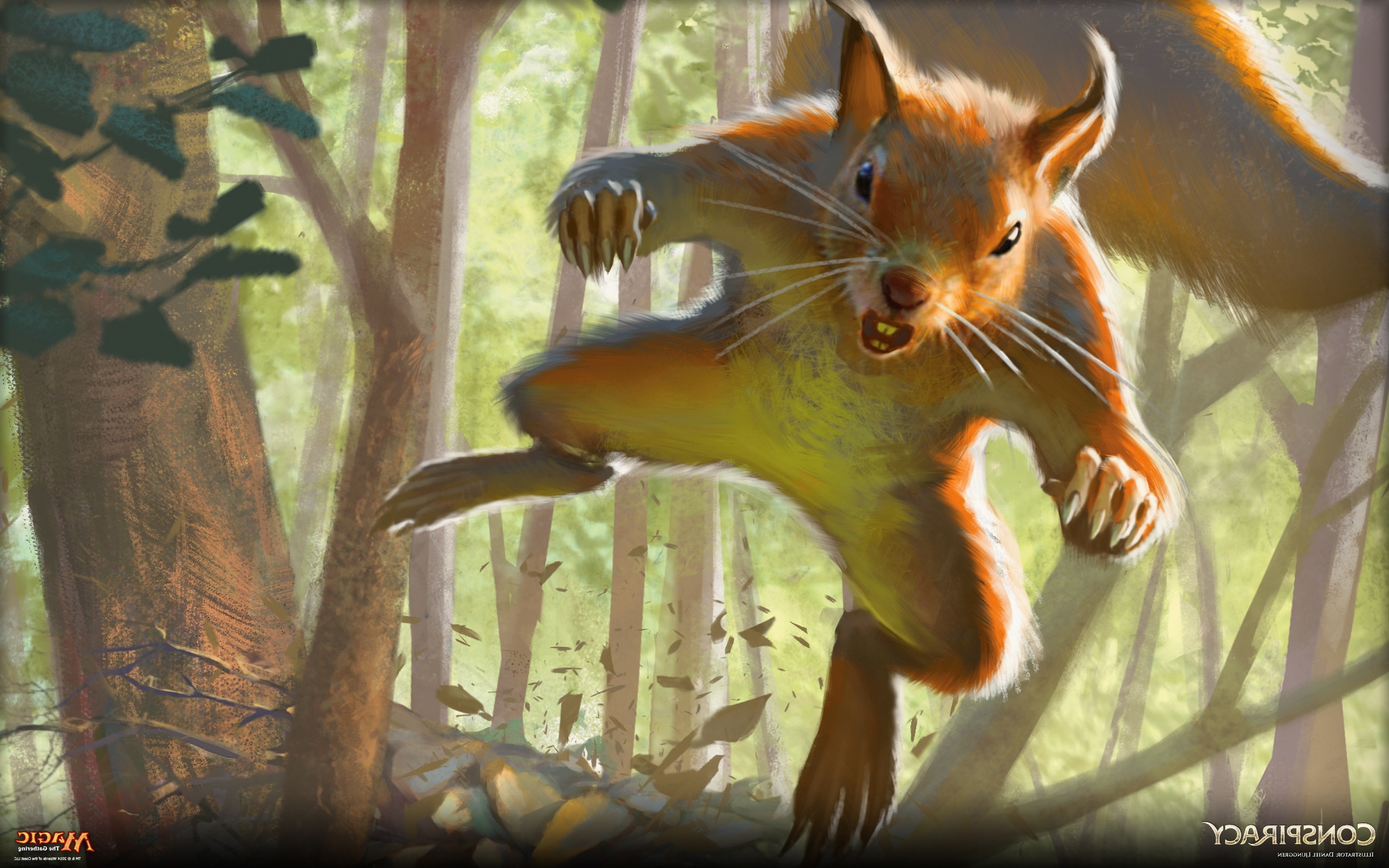 2560x1600 Magic: The Gathering, Magic, Animals, Squirrel, Daniel Ljunggren, Magic  2014: Duels Of The Planeswalkers Wallpapers HD / Desktop and Mobile  Backgrounds