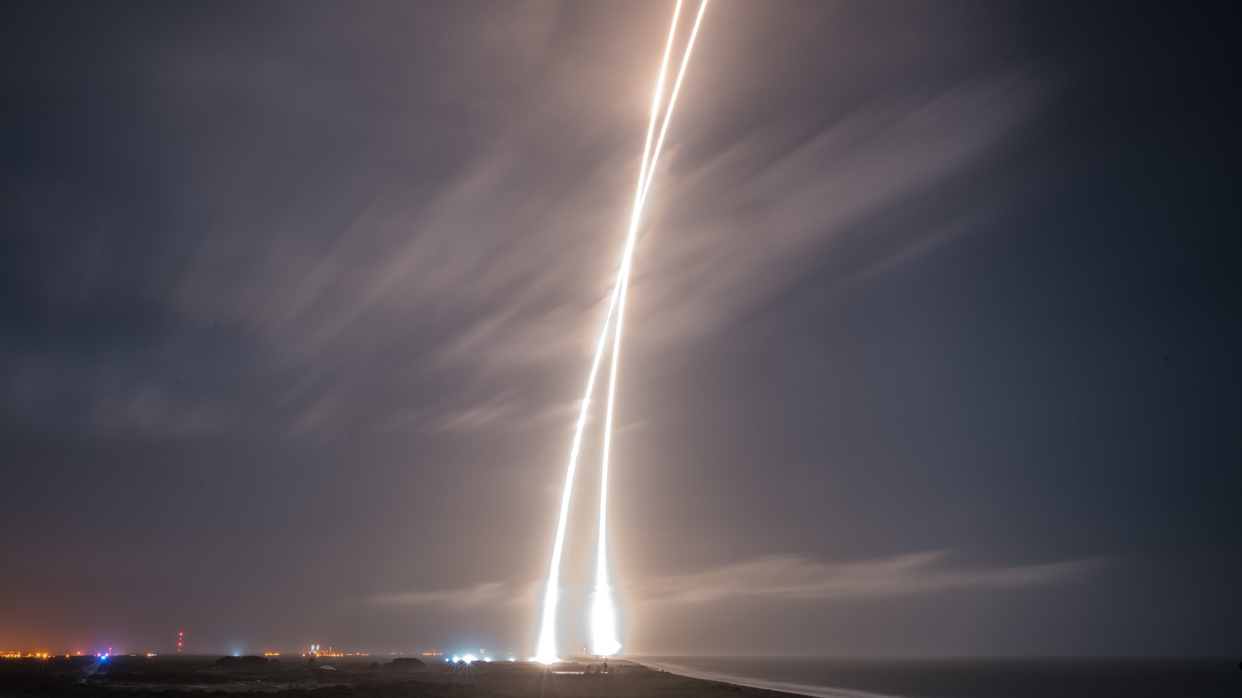 2560x1440 SpaceX's launch and landing of Falcon9 rocket [] (1080p in  comments) | Top reddit wallpapers | Pinterest