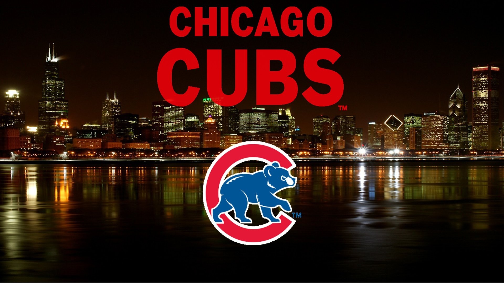 1920x1080 Chicago Cubs Skyline Wallpaper