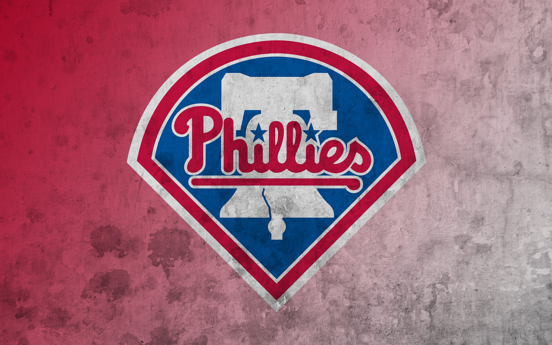 1920x1200 ... Phillies club logo on red and white ...