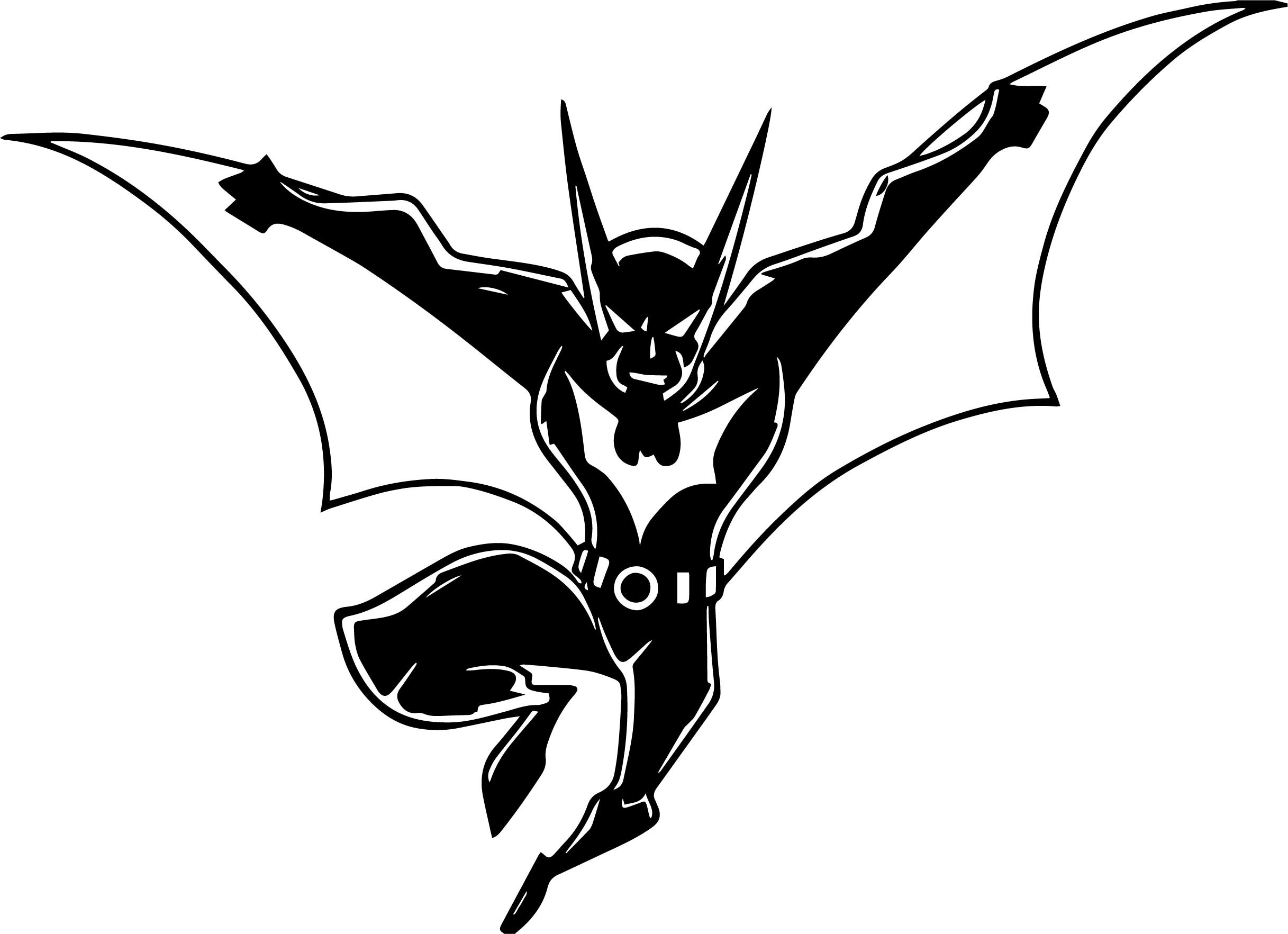 2434x1765 Batman Beyond Cartoon Characters Wallpaper Coloring Page