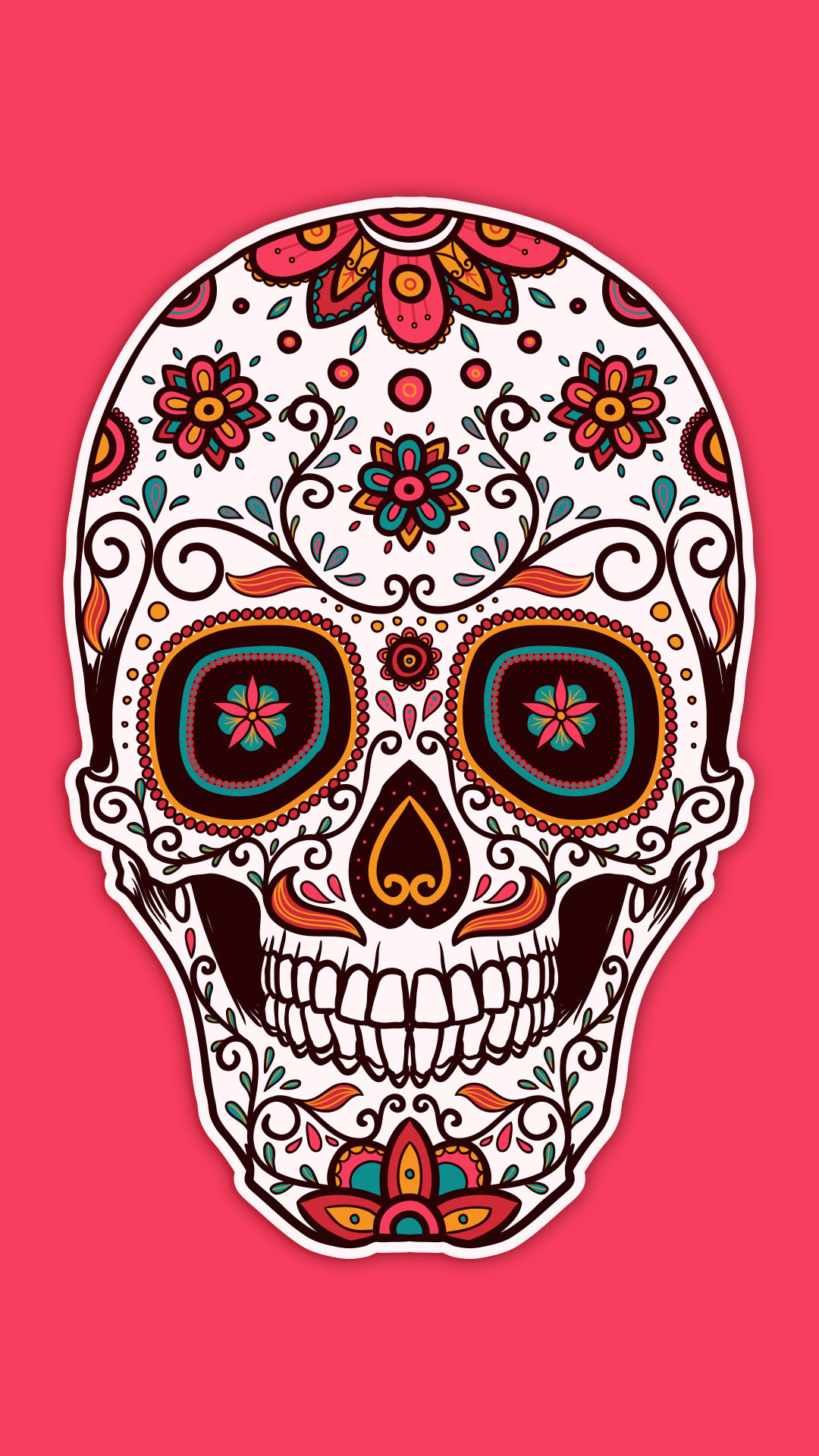 1080x1920 Gothic Skull iPhone Wallpaper
