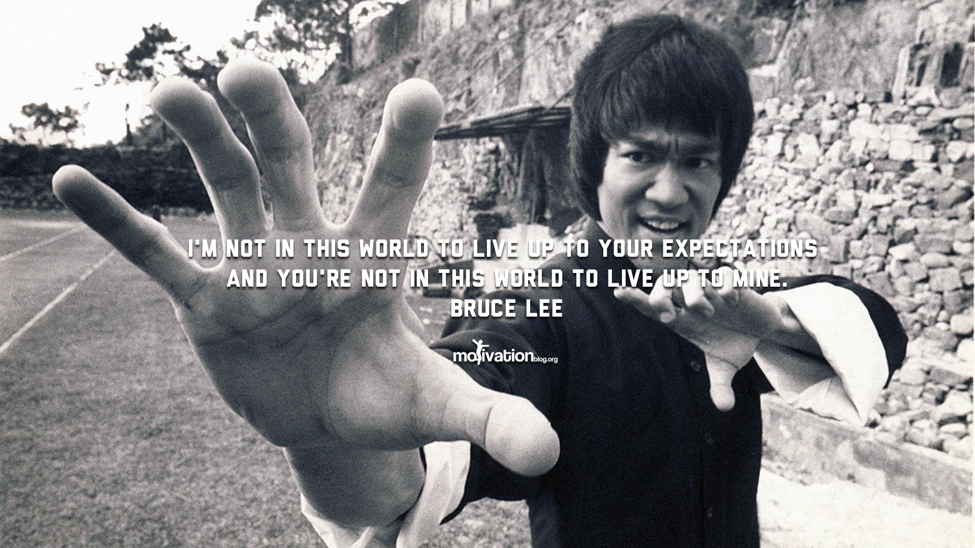 1920x1080 Bruce Lee quotes wallpaper. “