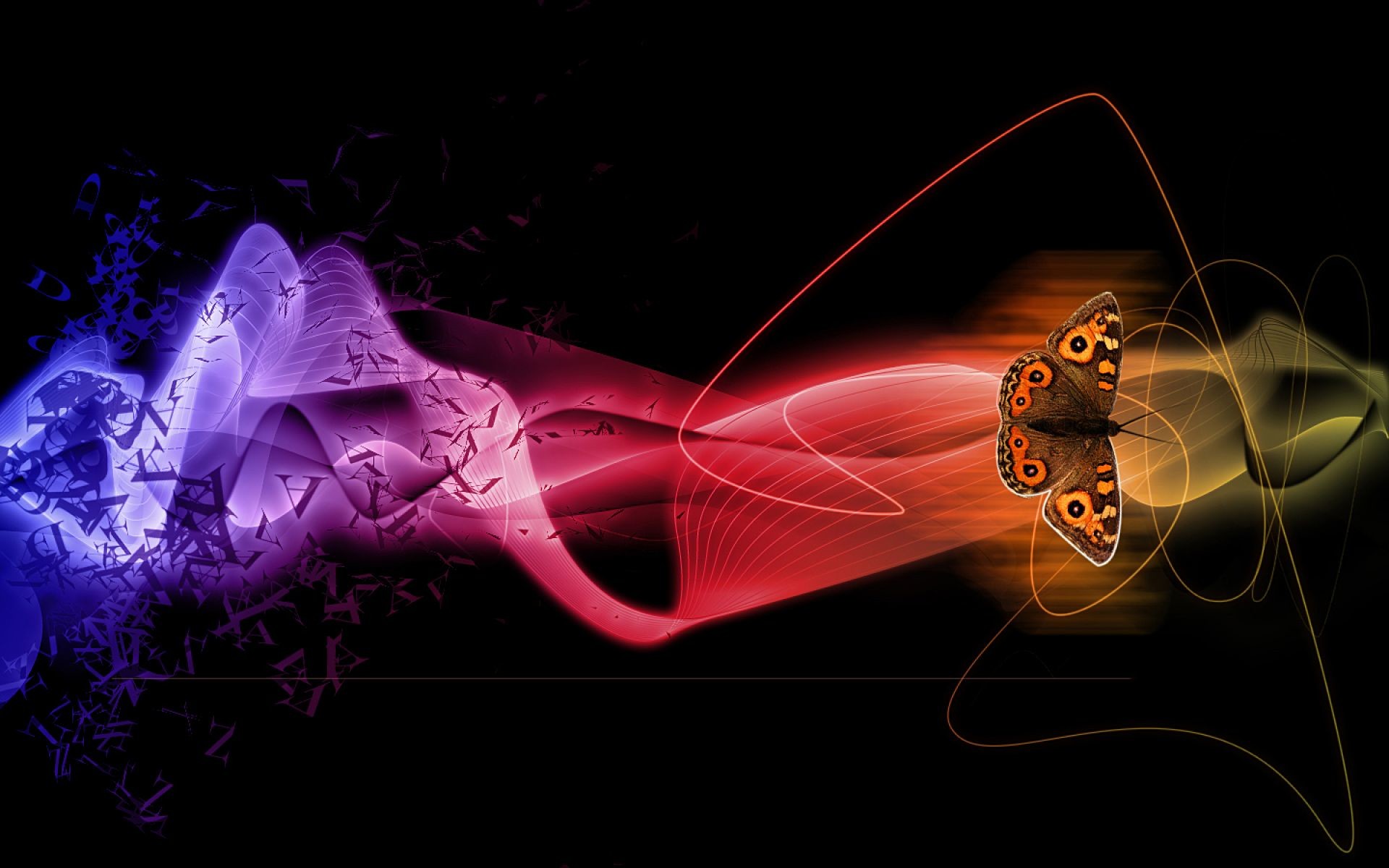 1920x1200 3D Butterfly Wallpaper | 3D Butterfly Abstract | New Stylish .
