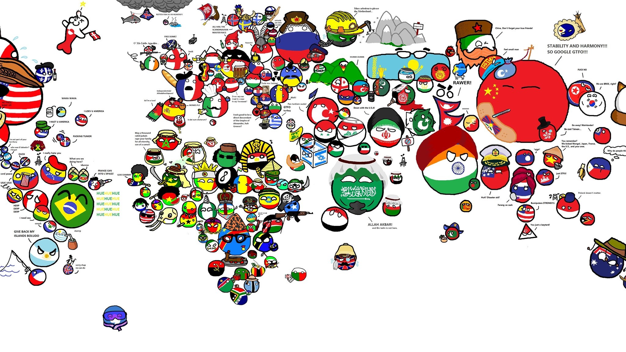 2048x1152 Download Dual Screen Wide  - China, Circles, Country, Europe,  Flags, Mascot, Political Map, Politics, Russia, Symbols, Usa Wallpaper