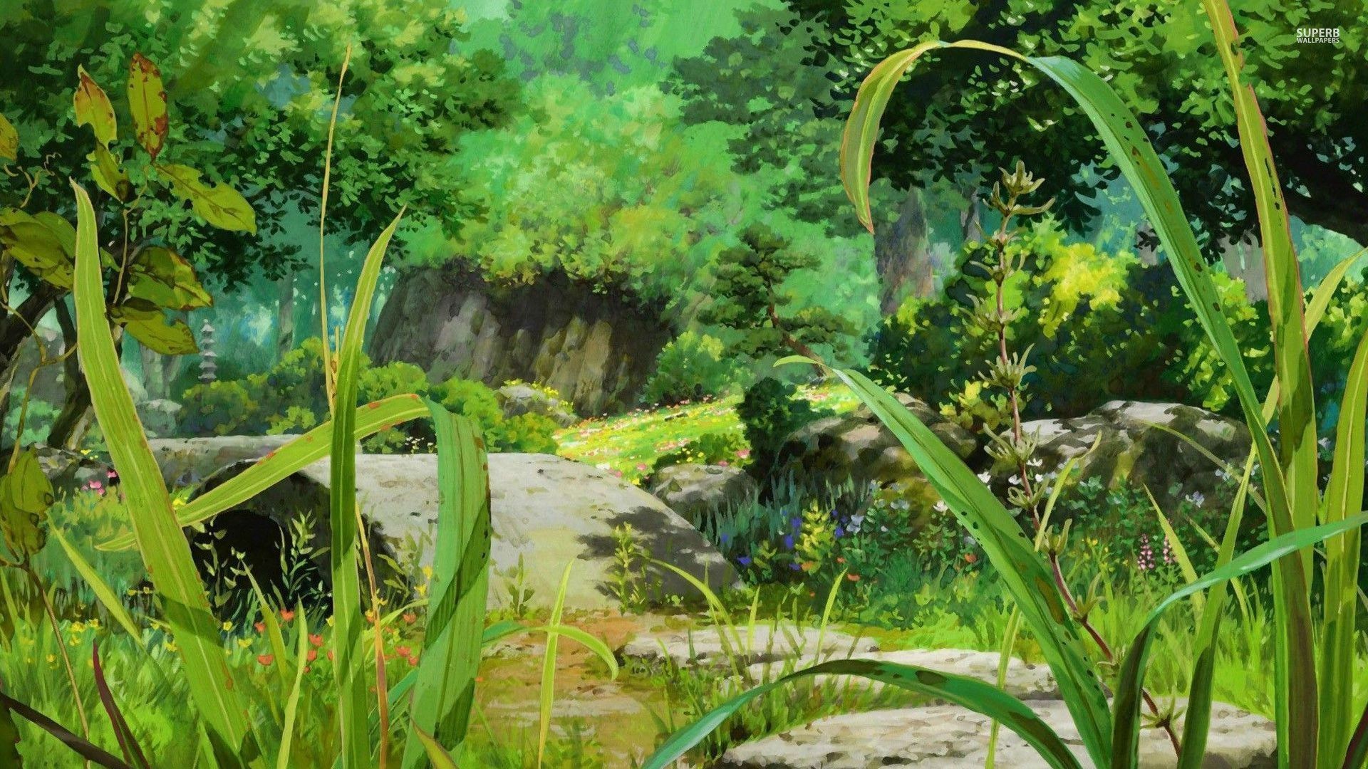 1920x1080  Anime Forest Backgrounds - Wallpaper Cave