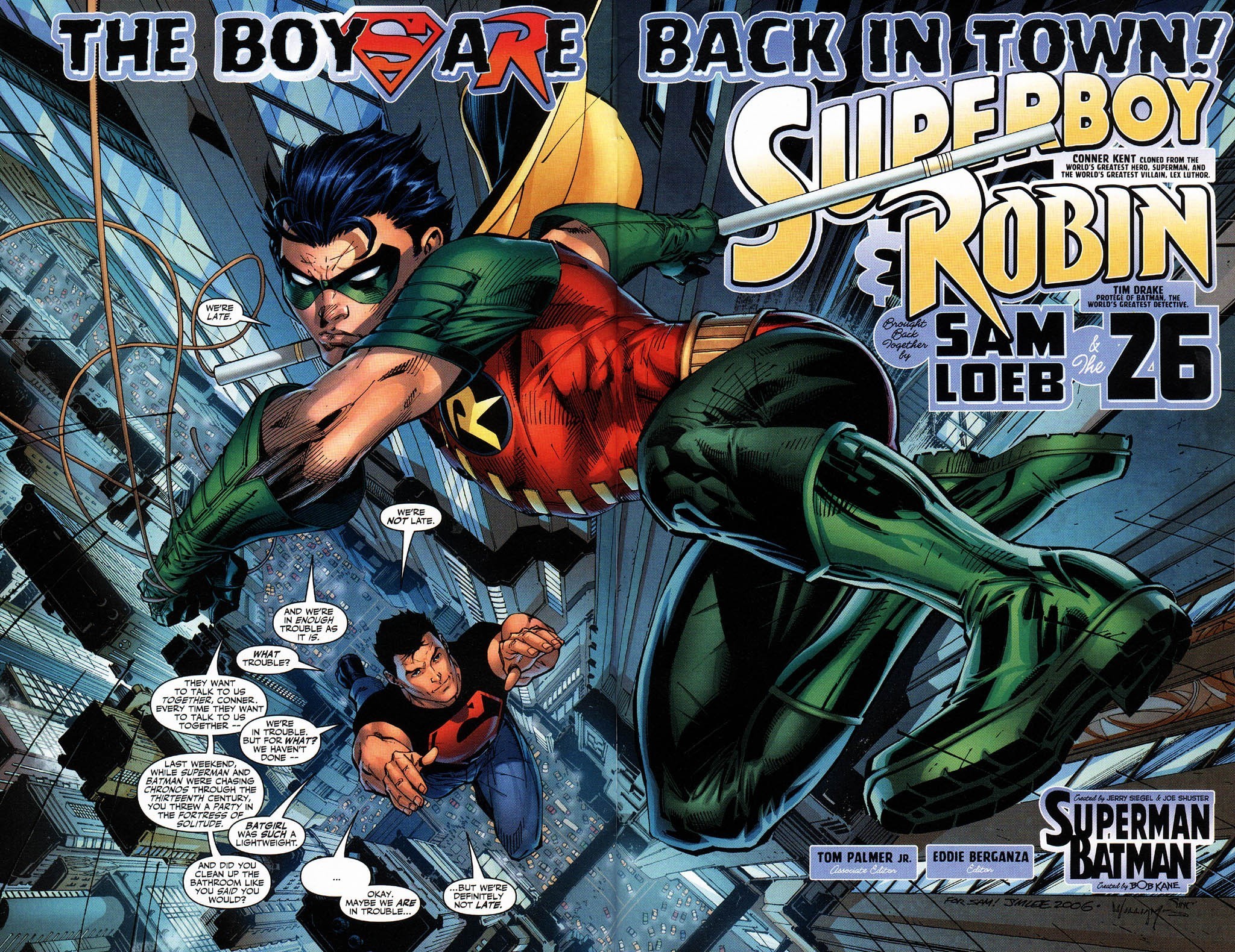 2048x1580 Dc comics robin superboy superheroes wallpaper