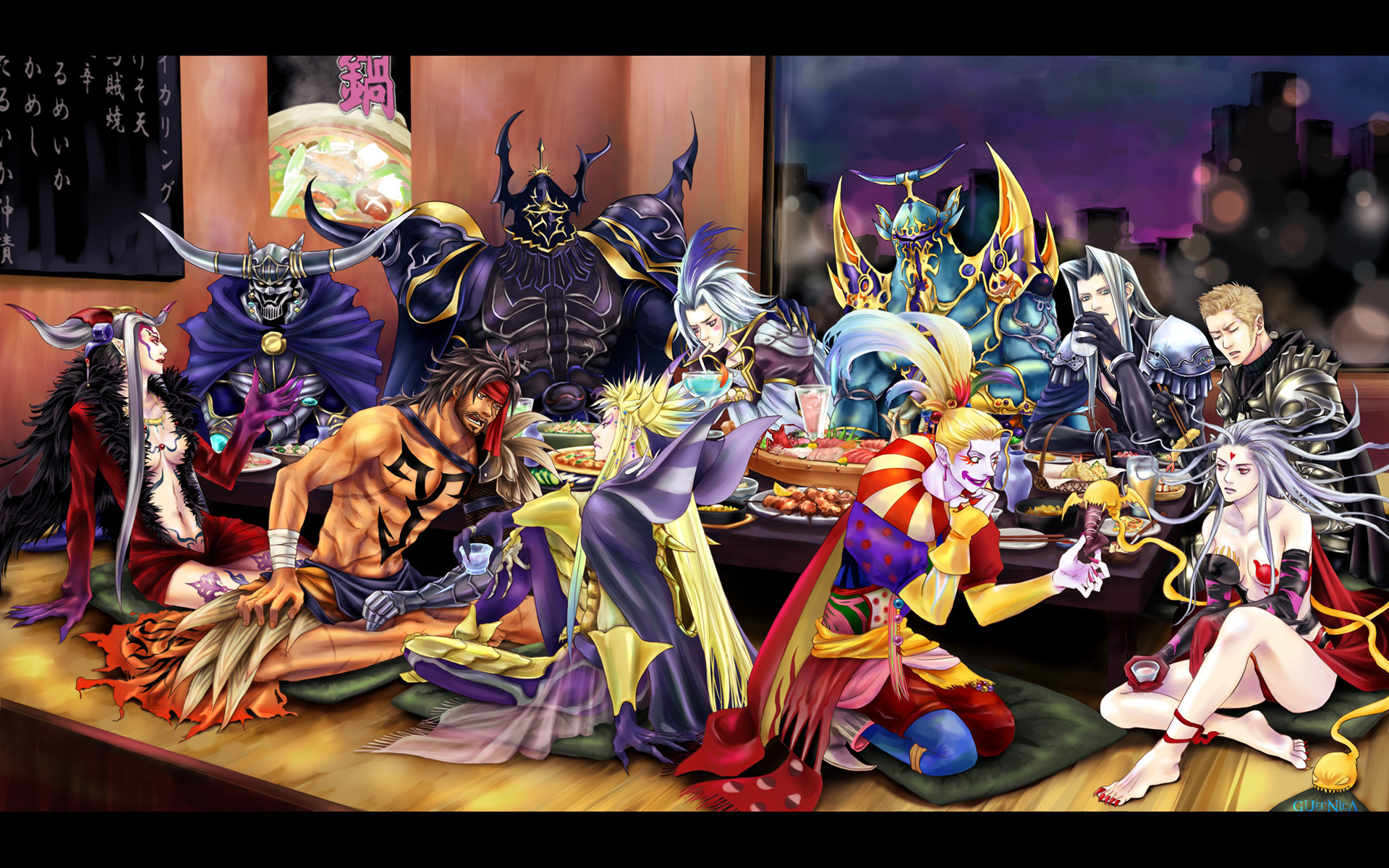 1920x1200 Final Fantasy 10 Villains Wallpaper