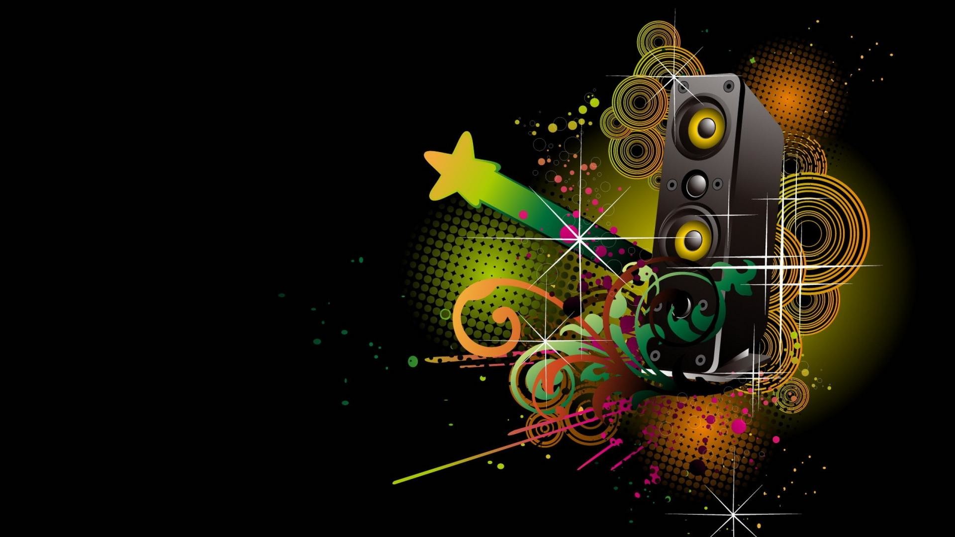 1920x1080 New Desktop Wallpapers: Music Abstract Wallpapers HD