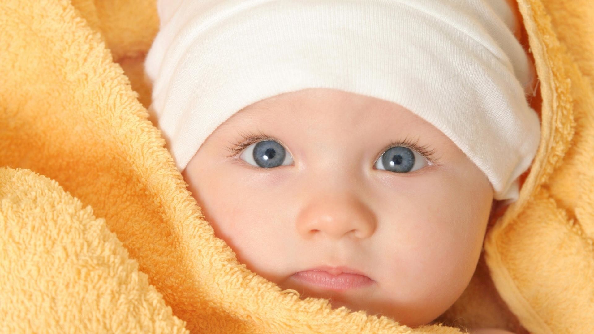1920x1080 Download Blue Eyes Cute Baby Wallpaper