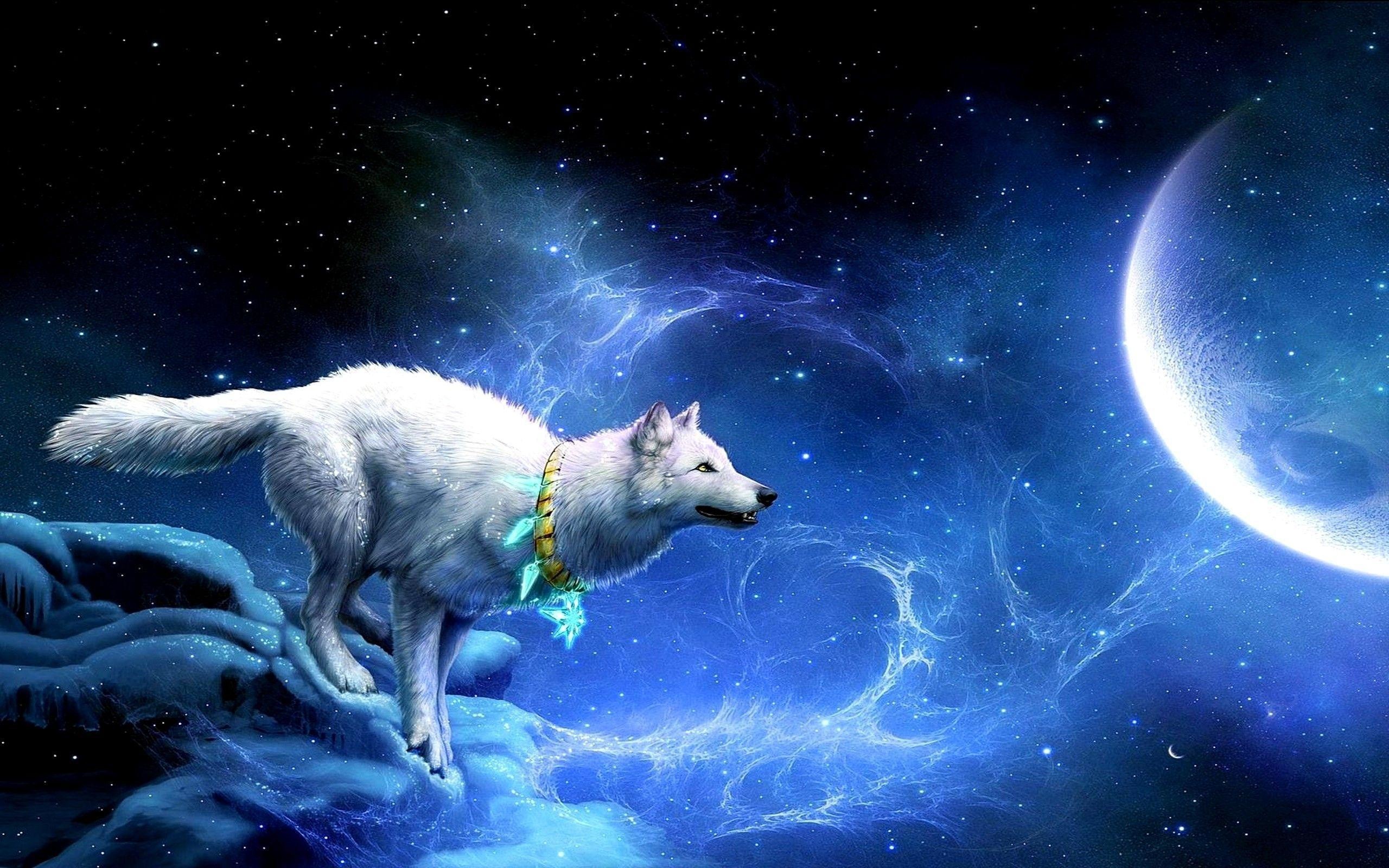 2560x1600 Fantasy Wolf Wallpapers