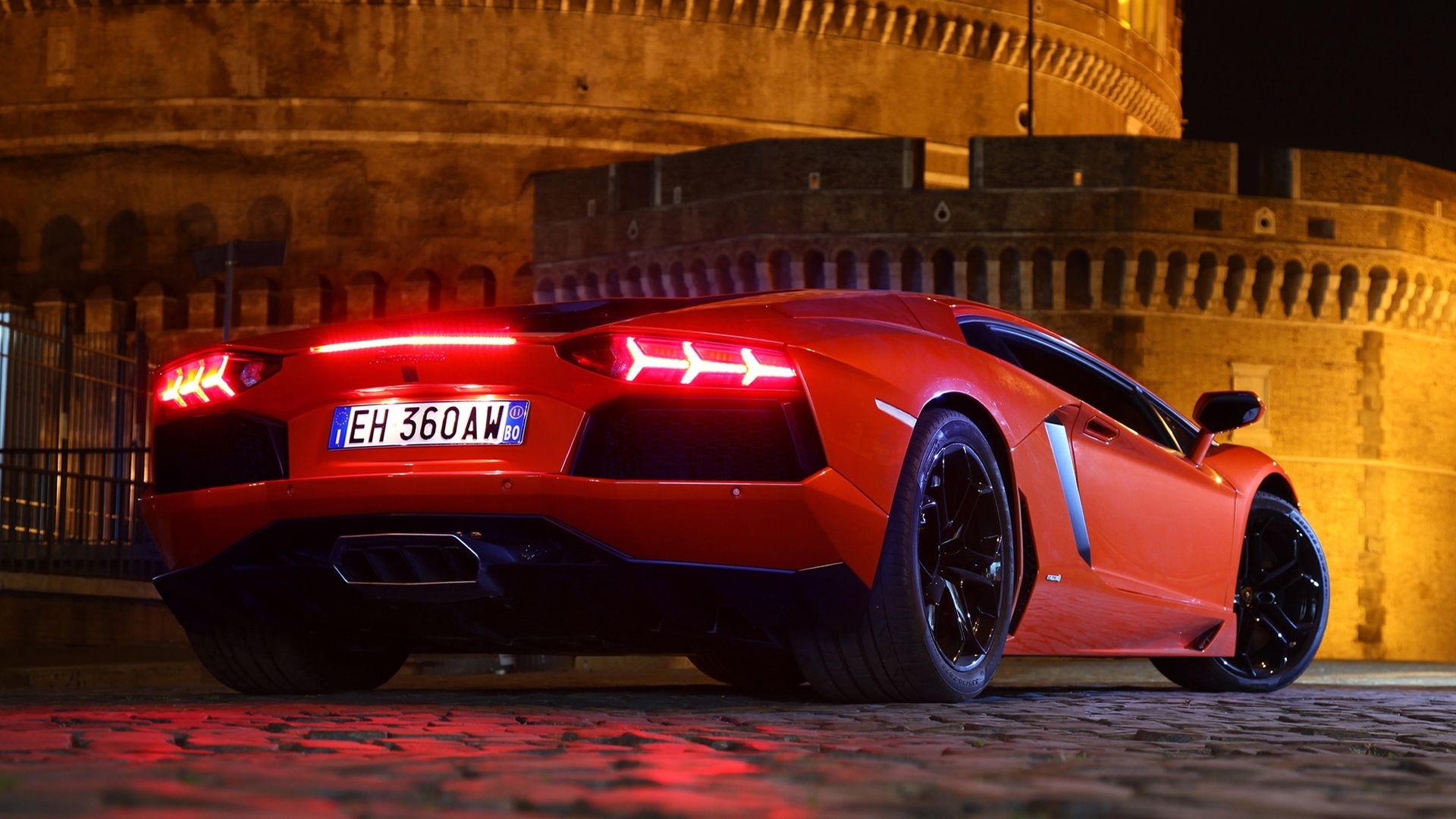 1920x1080 2015 New Red Lamborghini Aventador Hd Wallpapers 1080P - Future Cars