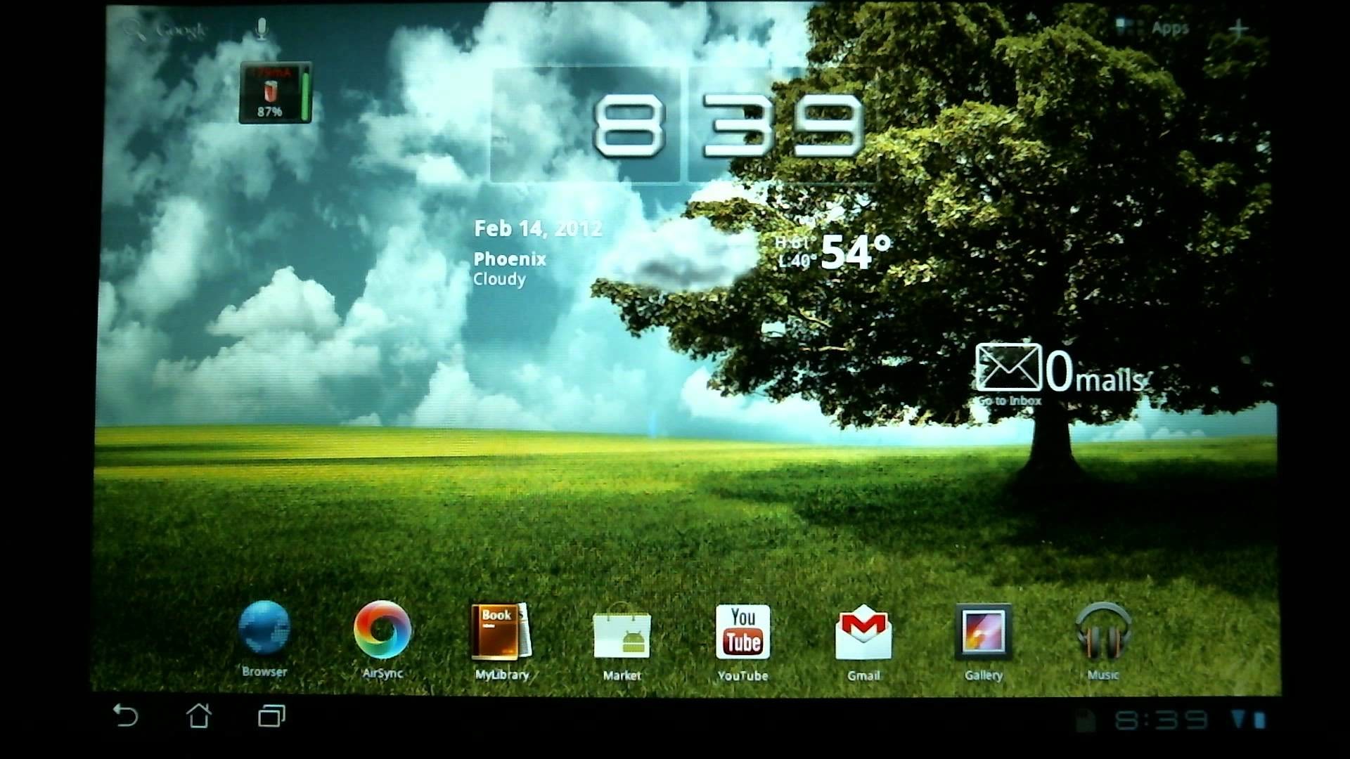 1920x1080 How to use an Android Tablet - Desktop Controls and Setting Wallpaper -  YouTube