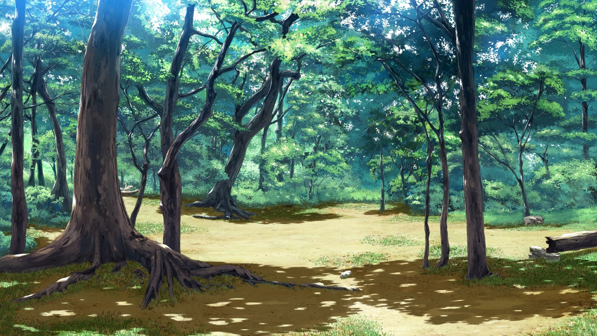 What is the title of this picture ? Anime Forest Background (69+ images)