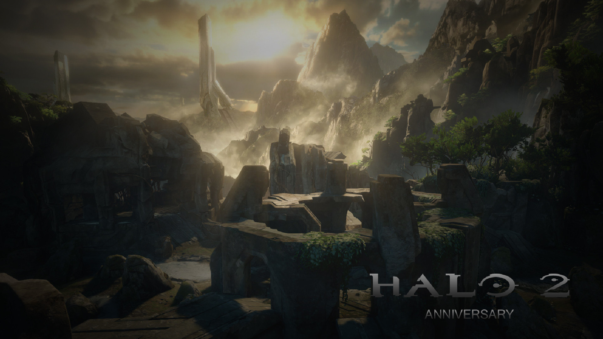 1920x1080 ... Halo 2: Anniversary (Shrine map) Wallpaper Full HD by EliteSpartan1