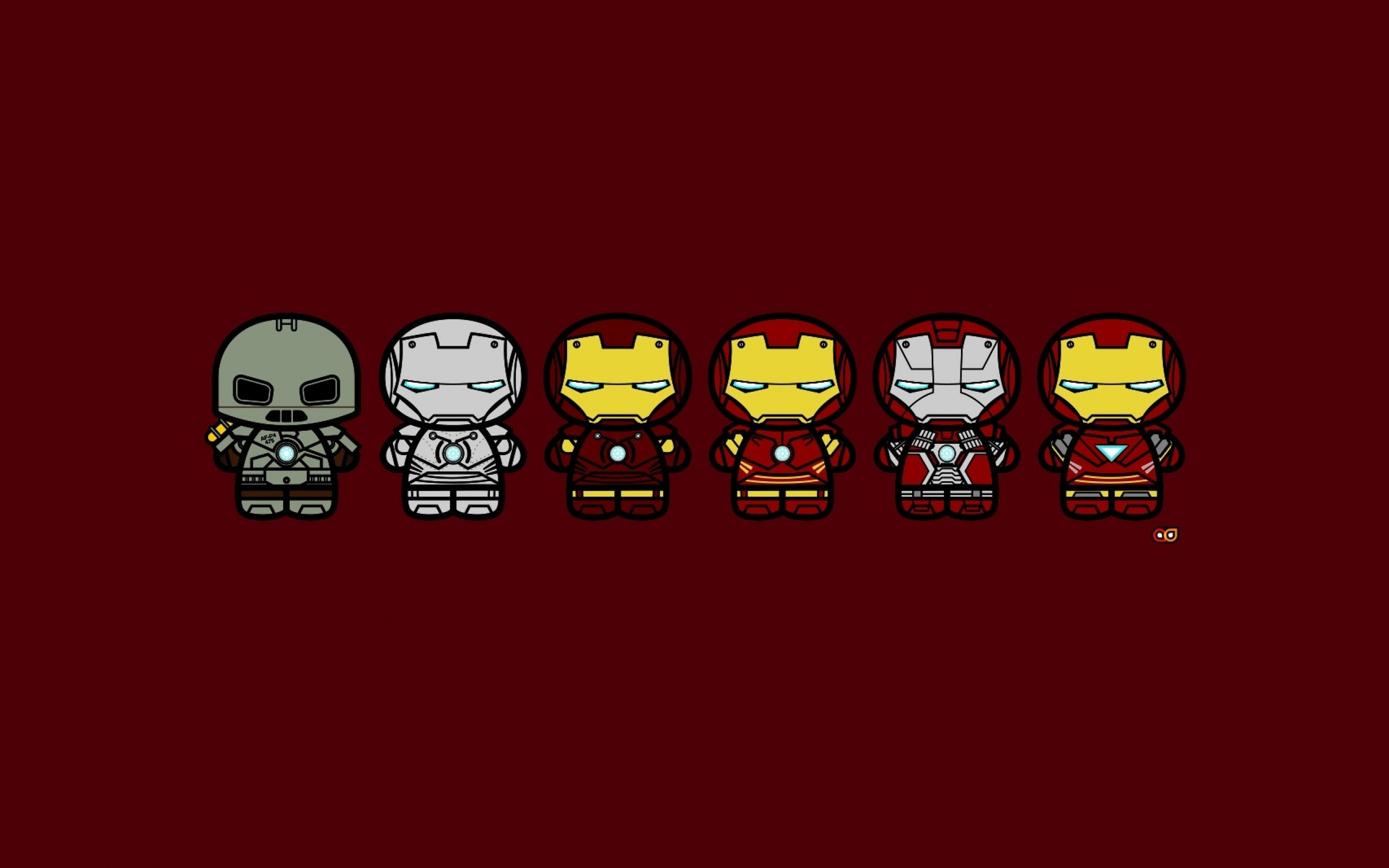 2560x1600 Ironman - Suit Evolution (x-post from wallpapers) ...