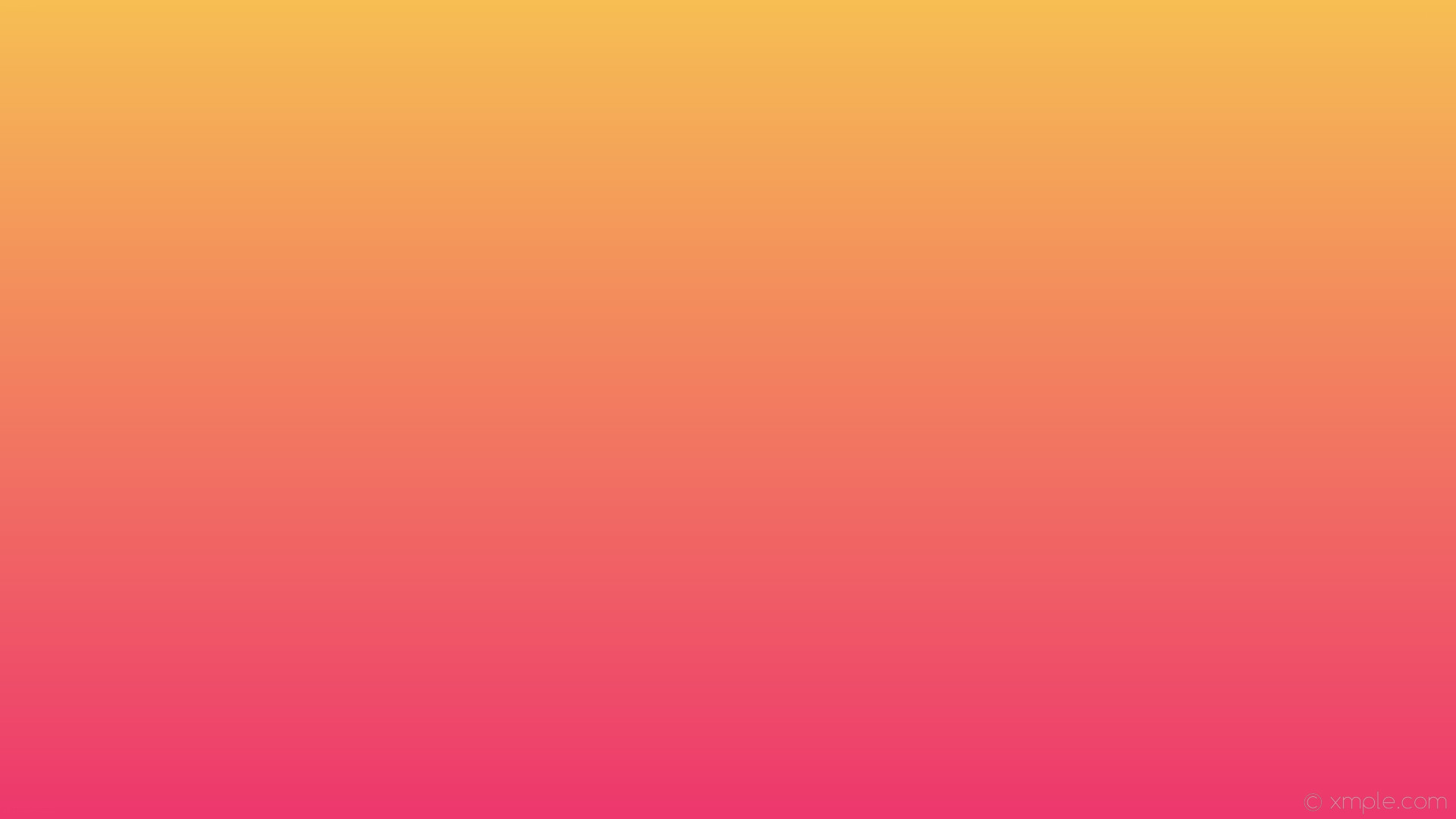 1920x1080 wallpaper orange pink gradient linear #f6be53 #ed376d 90Â°