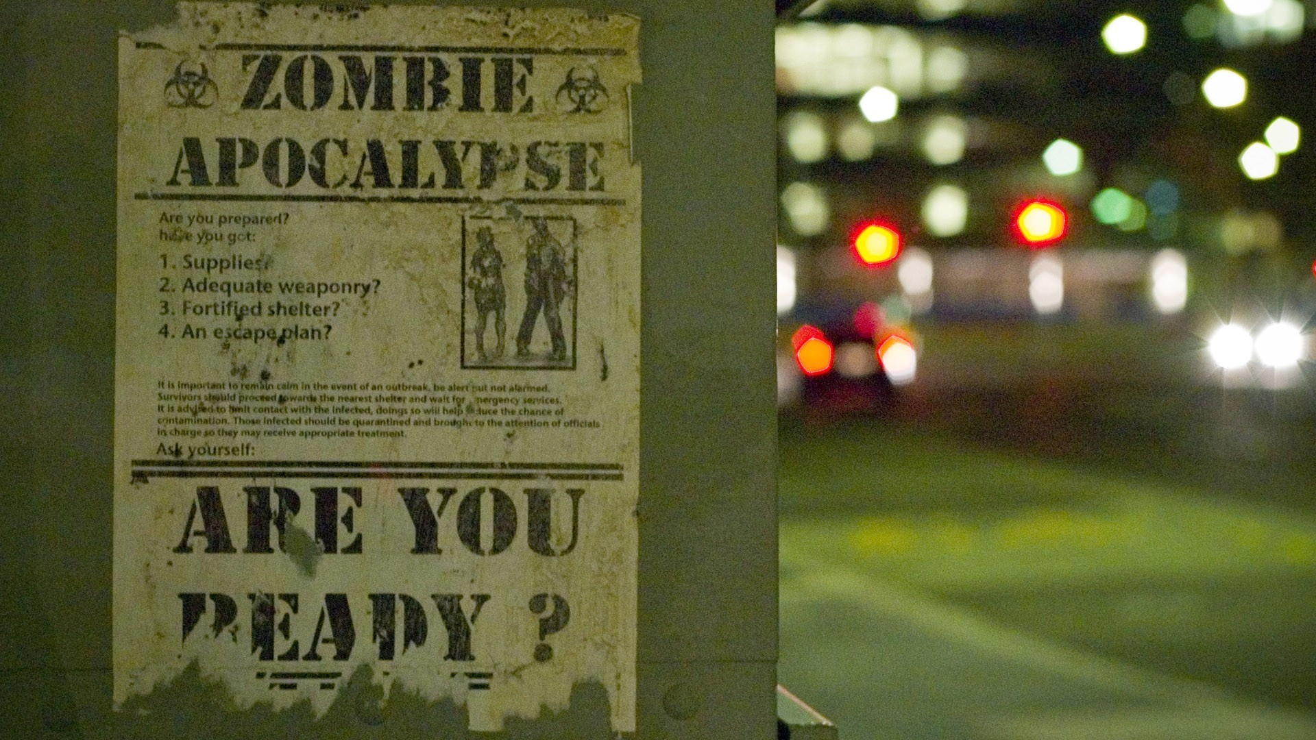 1920x1080 Zombie apocalypse wallpaper