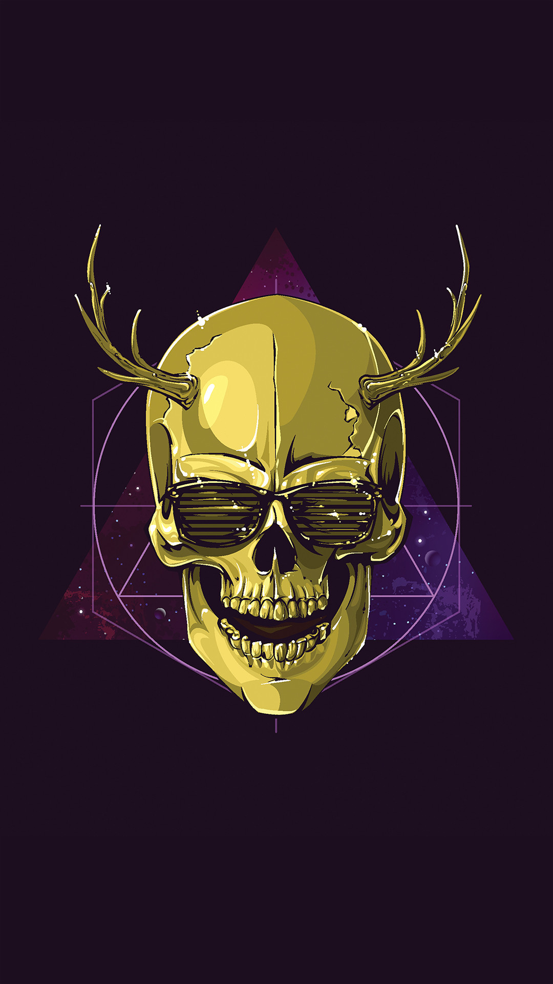 1080x1920 ... ios devices; hipster skull hd wallpaper for your mobile phone