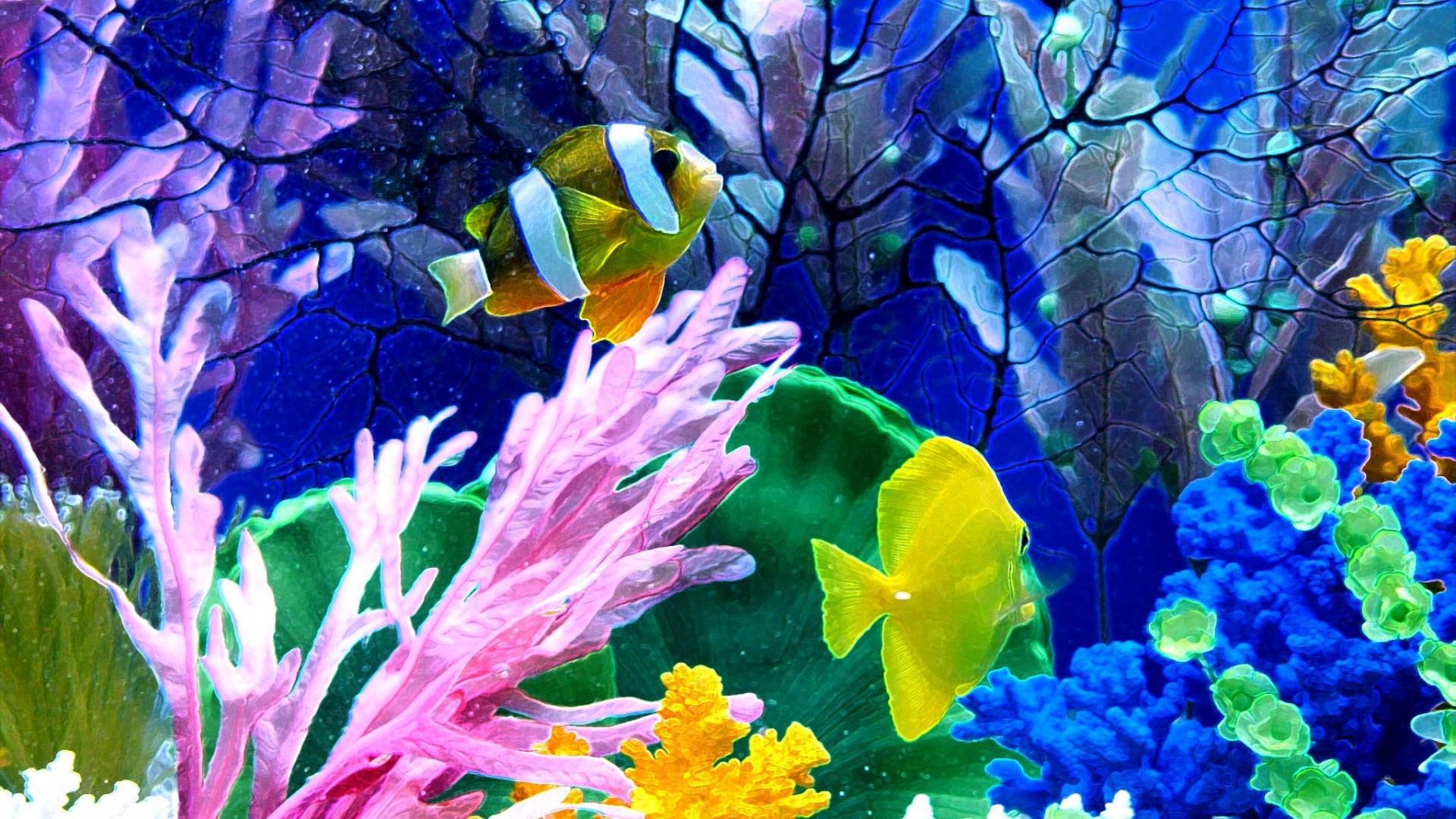 1920x1080 Fish Tank Desktop Background Moving : Which one to choose: animated or  static picture fish