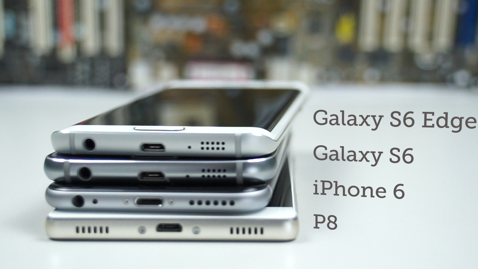 1920x1080 Vergleich: Galaxy S6 vs. Galaxy S6 edge vs. iPhone 6 vs. P8