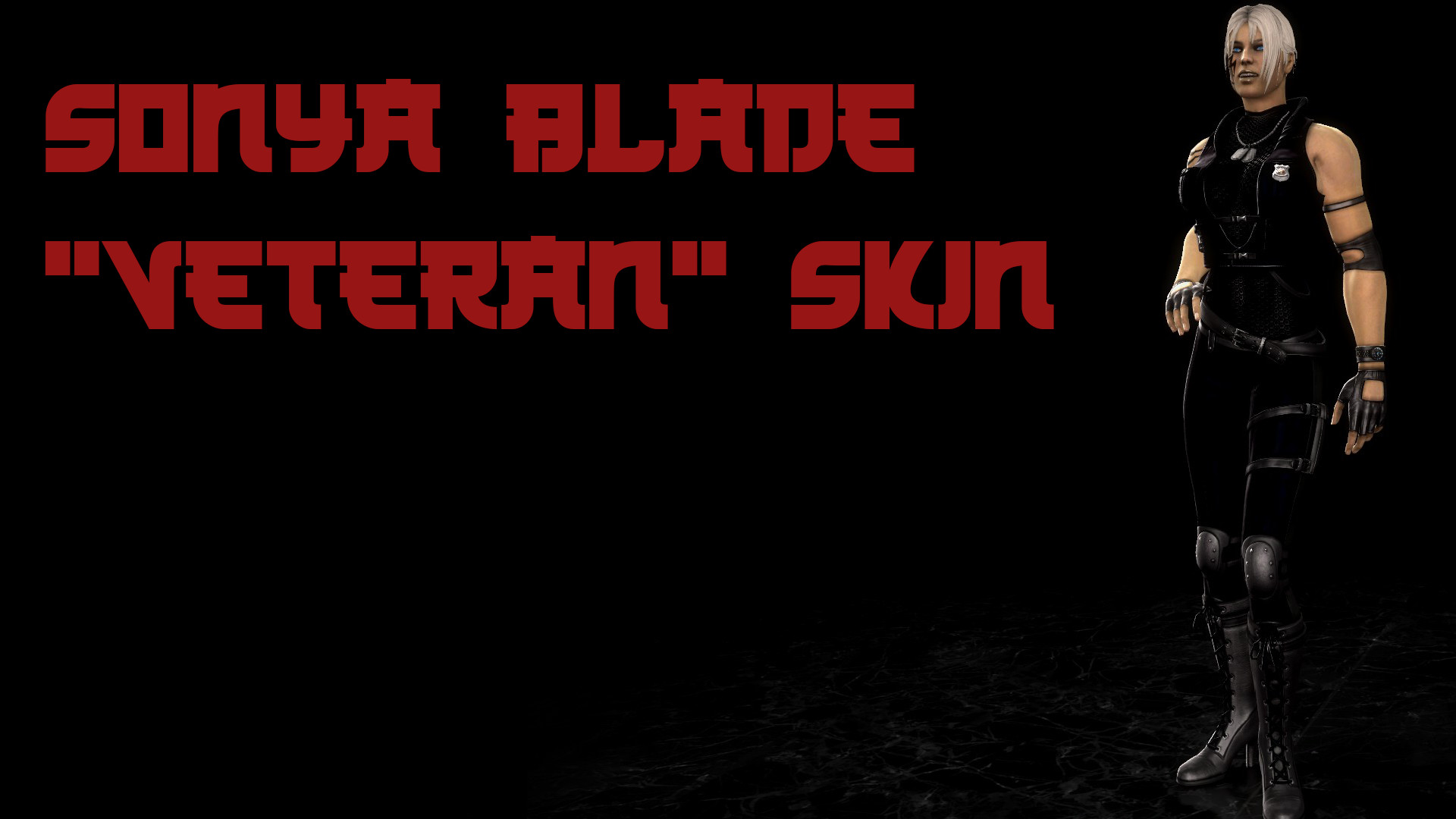 1920x1080 ... Mortal Kombat 9 Sonya Blade VETERAN Skin by Misucra