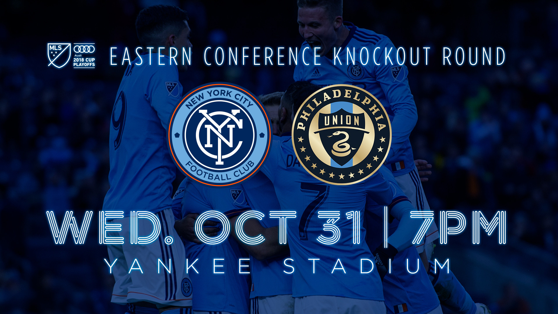 1920x1080 #MakeItHere: NYCFC Face Philadelphia Union in Knockout Round on 10/31